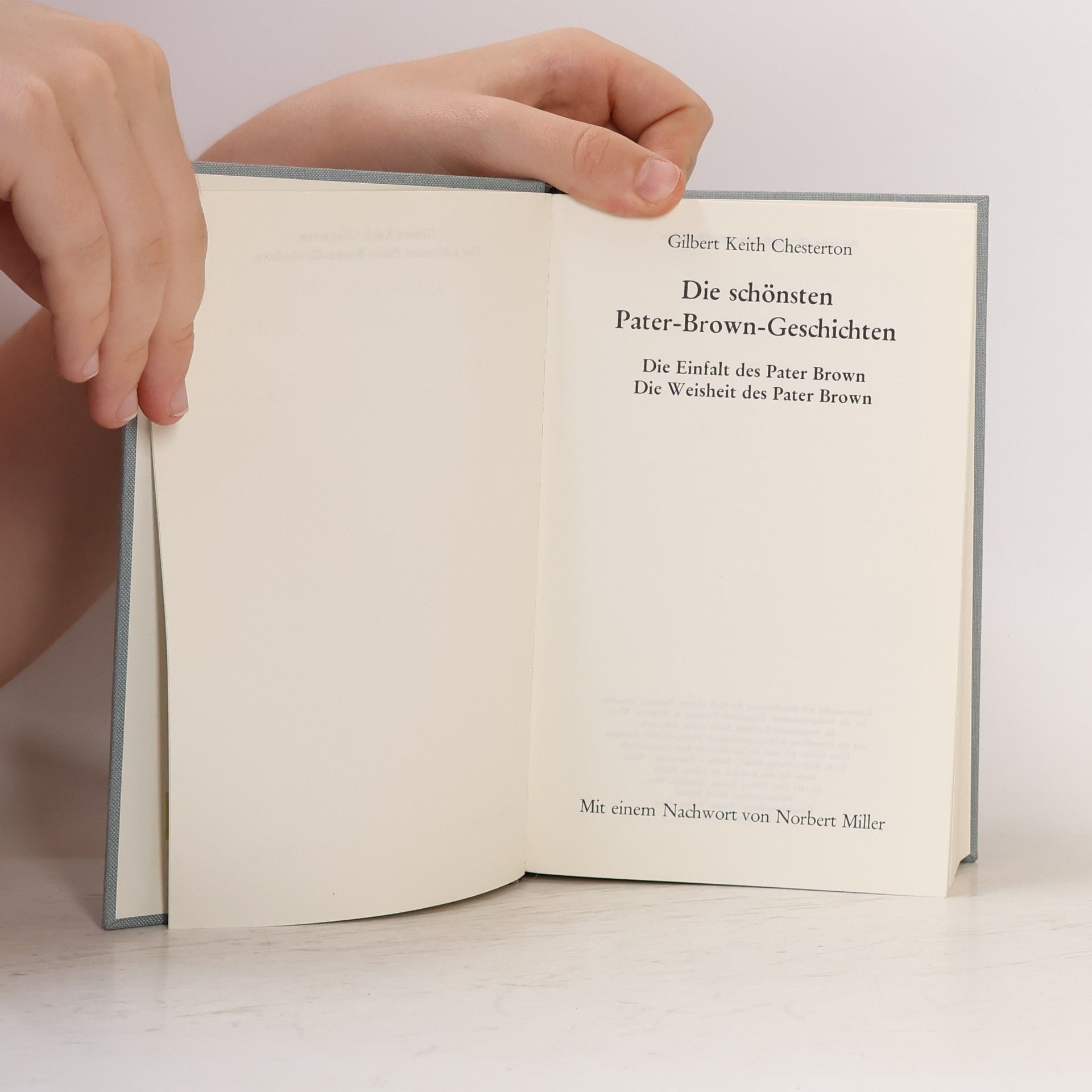 G. K. Chesterton Die schönsten Pater-Brown-Geschichten