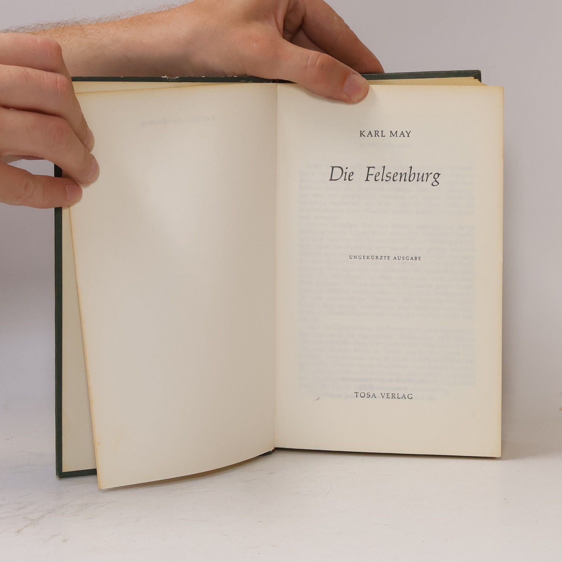 Karl May Die Felsenburg