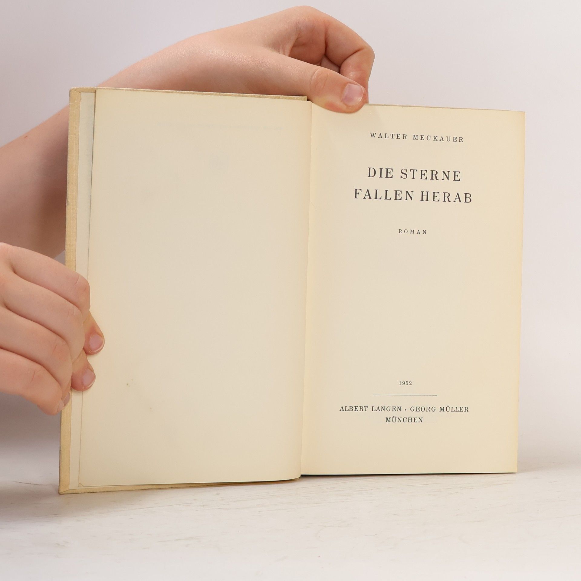 Walter Meckauer Und die Sterne fallen herab