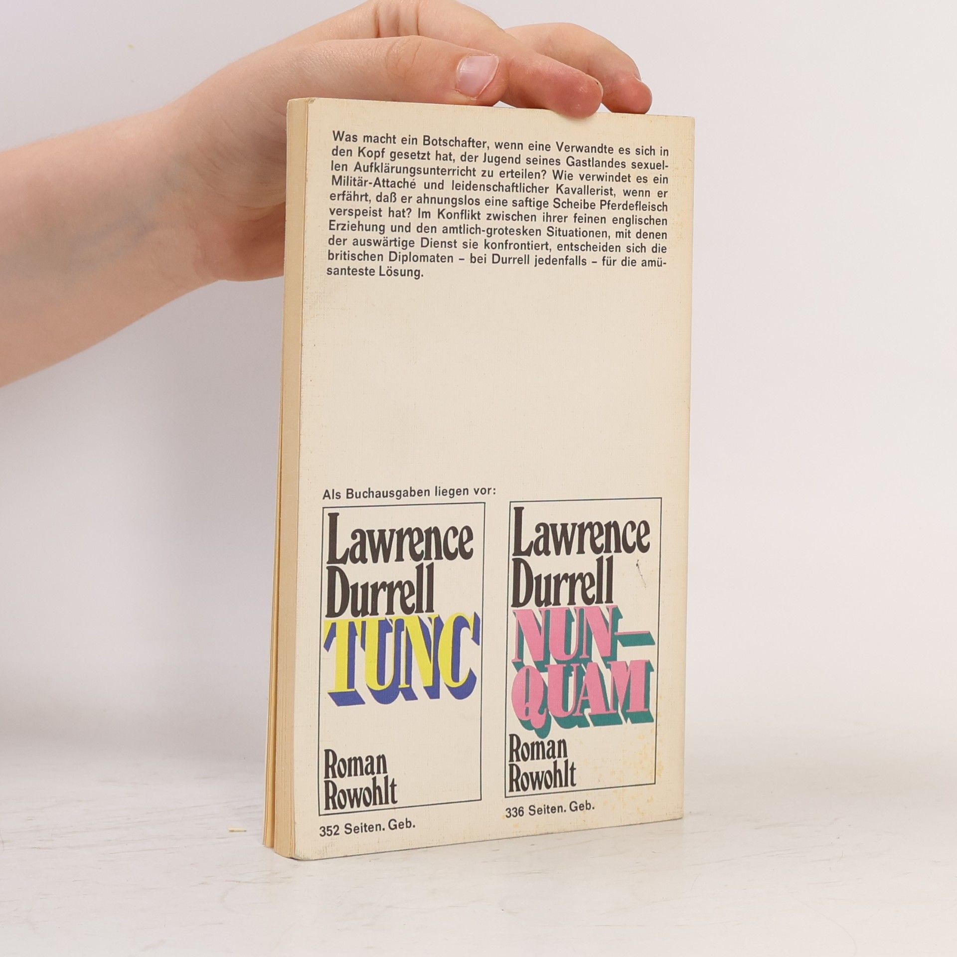 Lawrence Durrell Esprit de corps oder Diplomaten unter sich