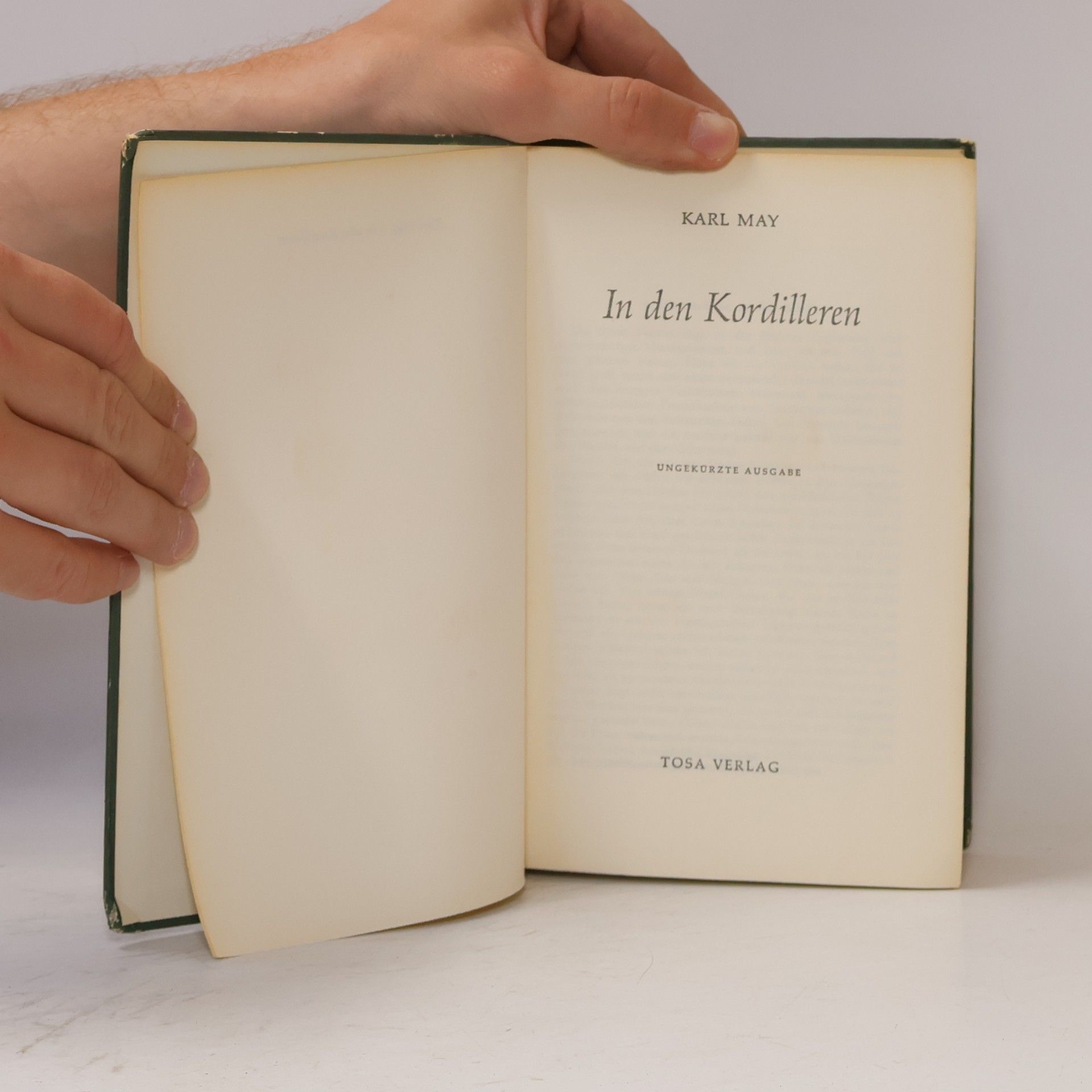 Karl May In den Kordilleren