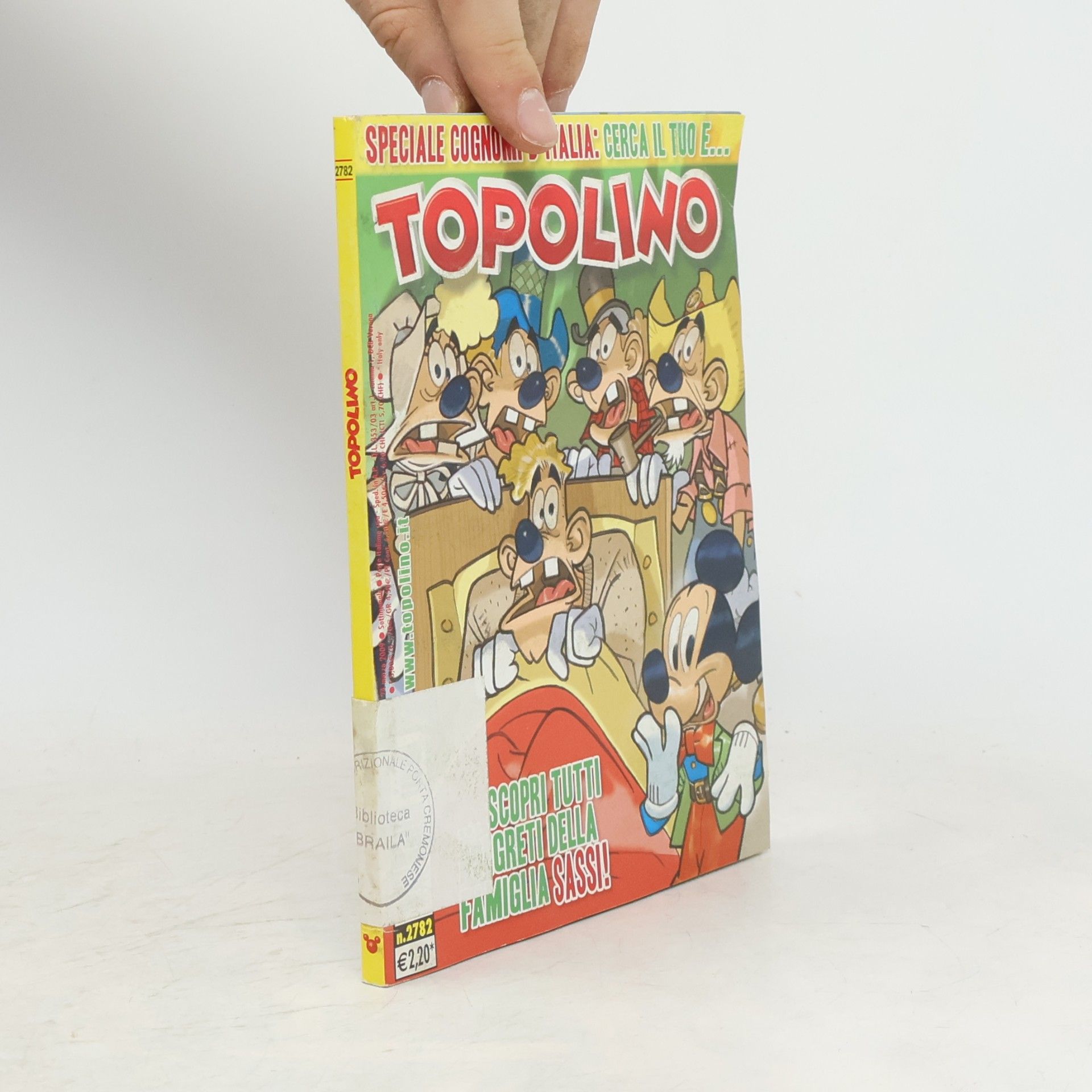 Collectif d'auteurs Topolino 2782