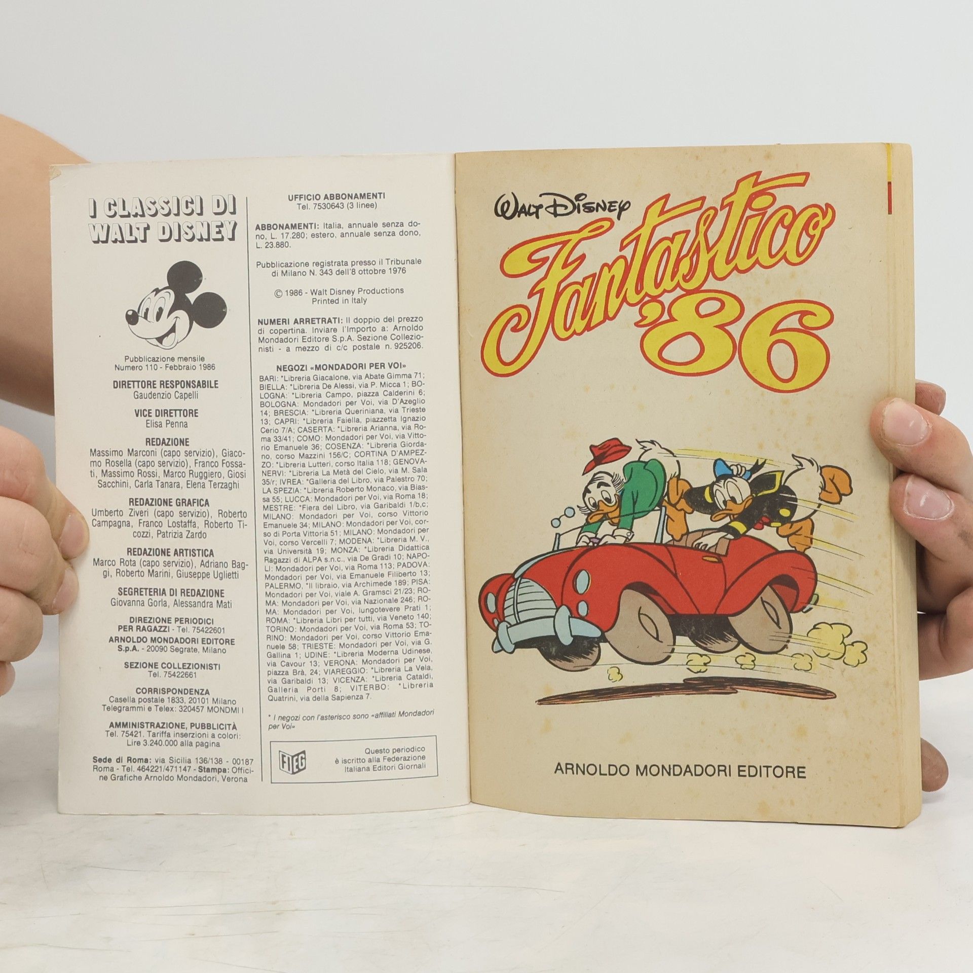 Autorenkollektiv I classici di Walt Disney 110. Fantastico '86