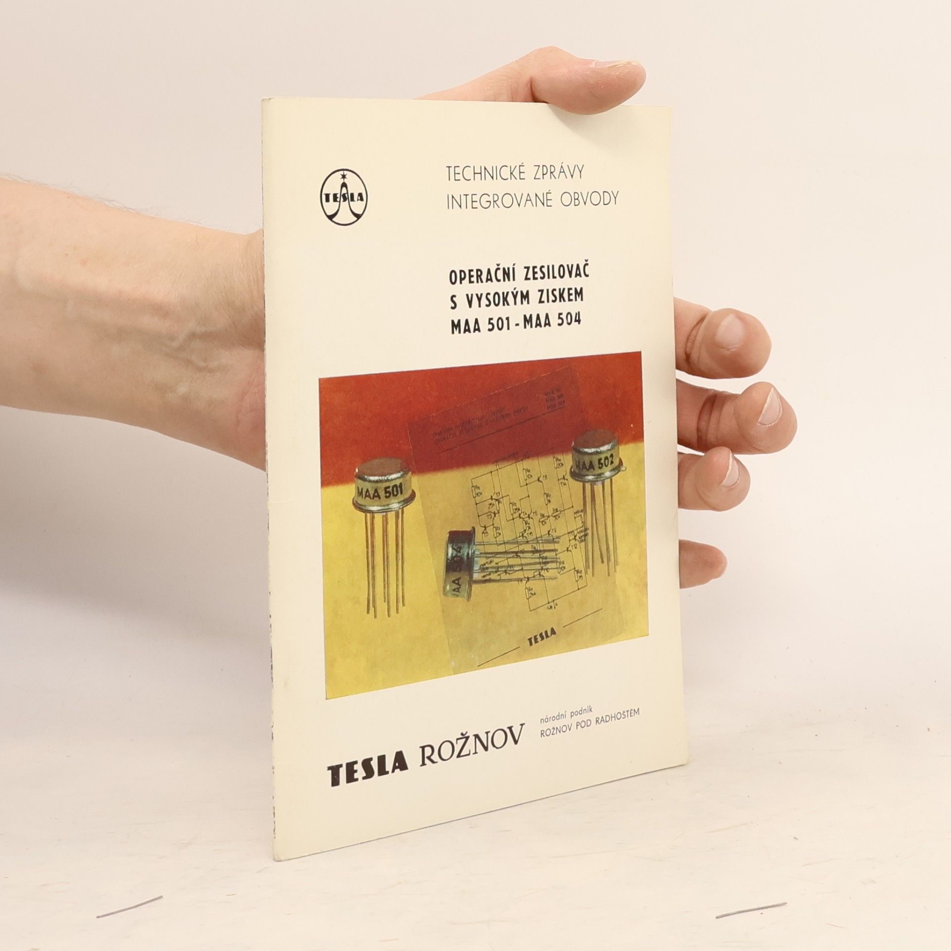 Autorenkollektiv Operační zesilovač s vysokým ziskem MAA 501 - MAA504