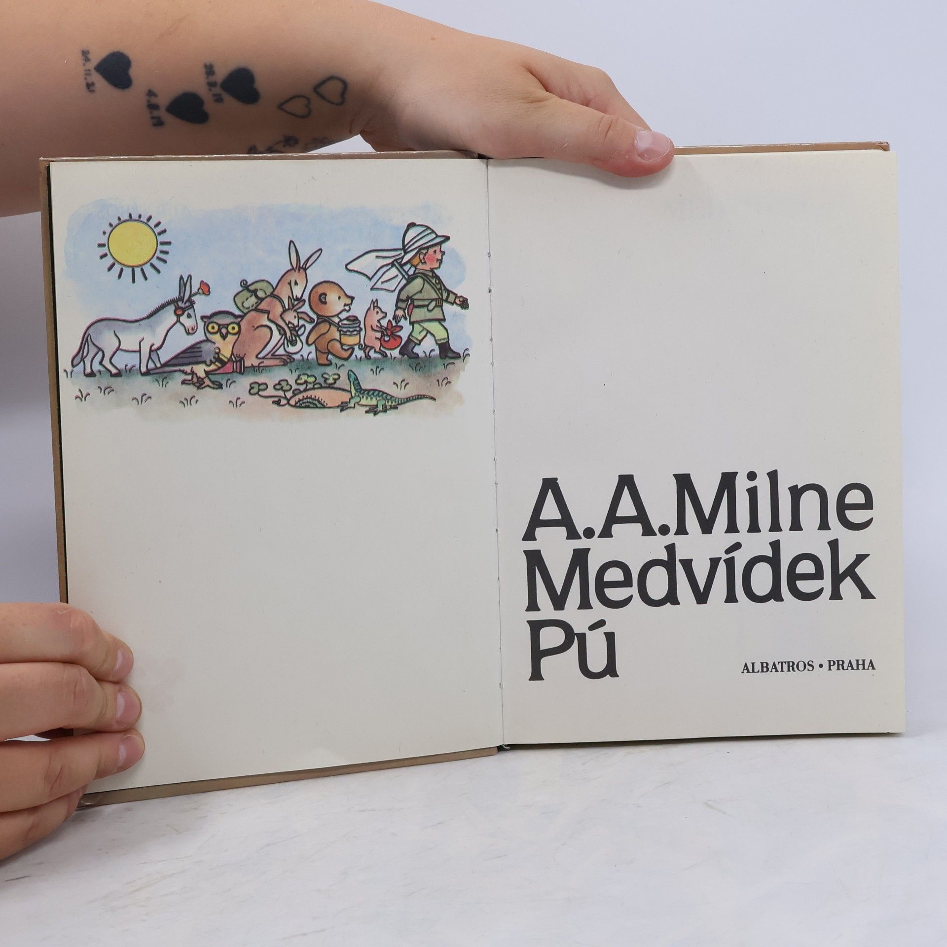A. A. Milne Medvídek Pú