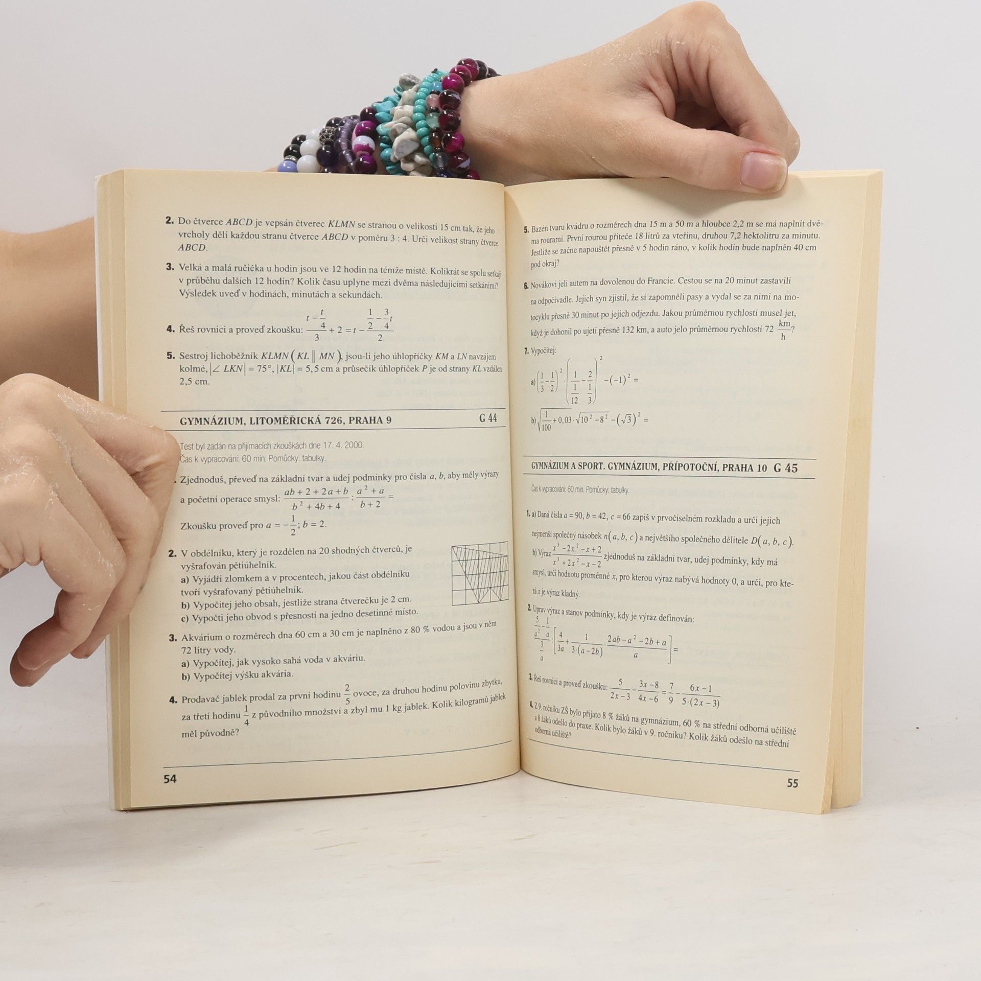 Autorenkollektiv Testy z matematiky 2001 : příprava k přijímacím zkouškám na čtyřleté střední školy : pro žáky, učitele a rodiče