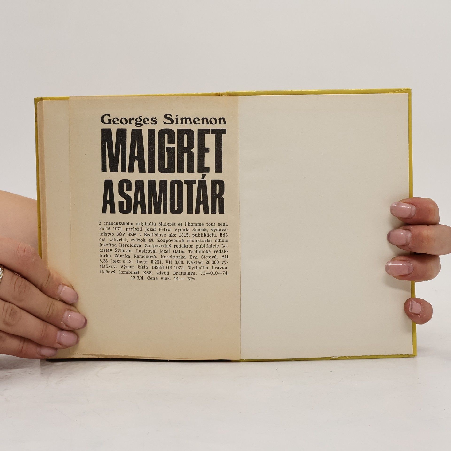 Georges Simenon Maigret a samotár