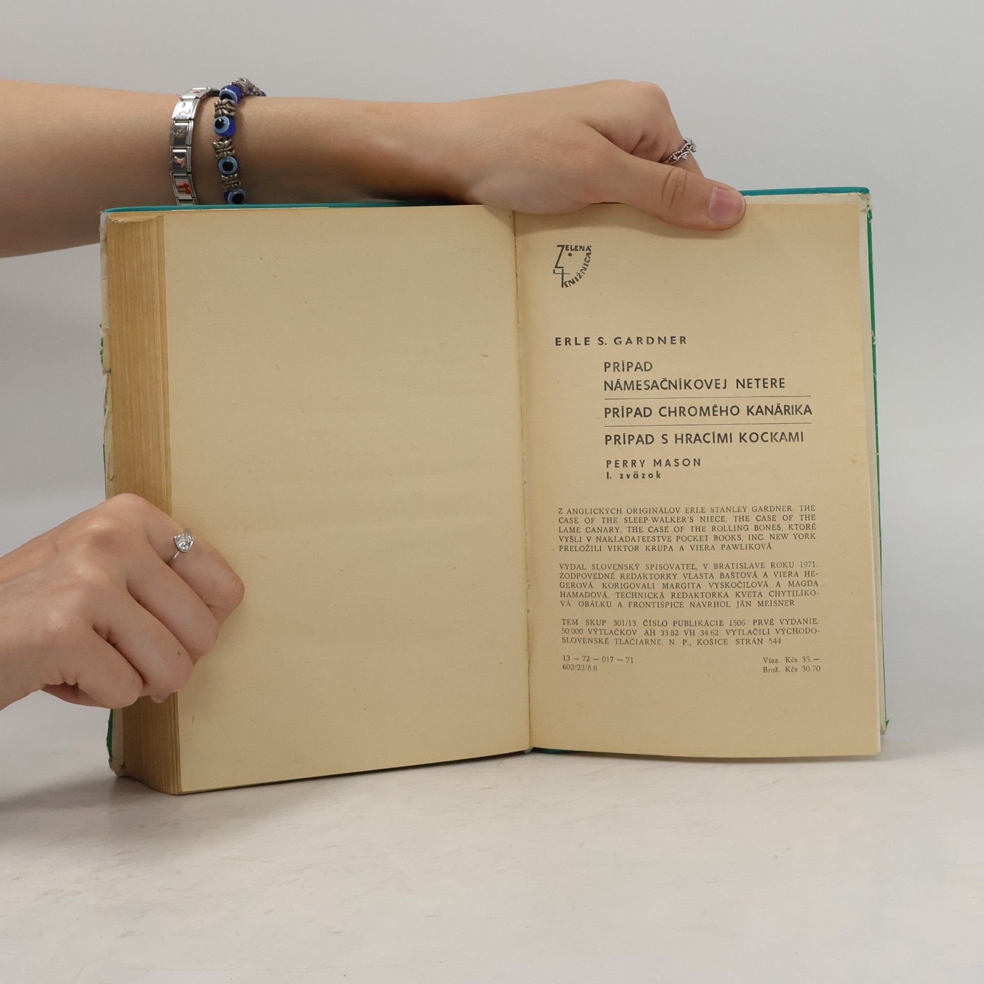 Erle Stanley Gardner Prípad námesačníkovej netere. Prípad chromého kanárika. Prípad s hracími kockami