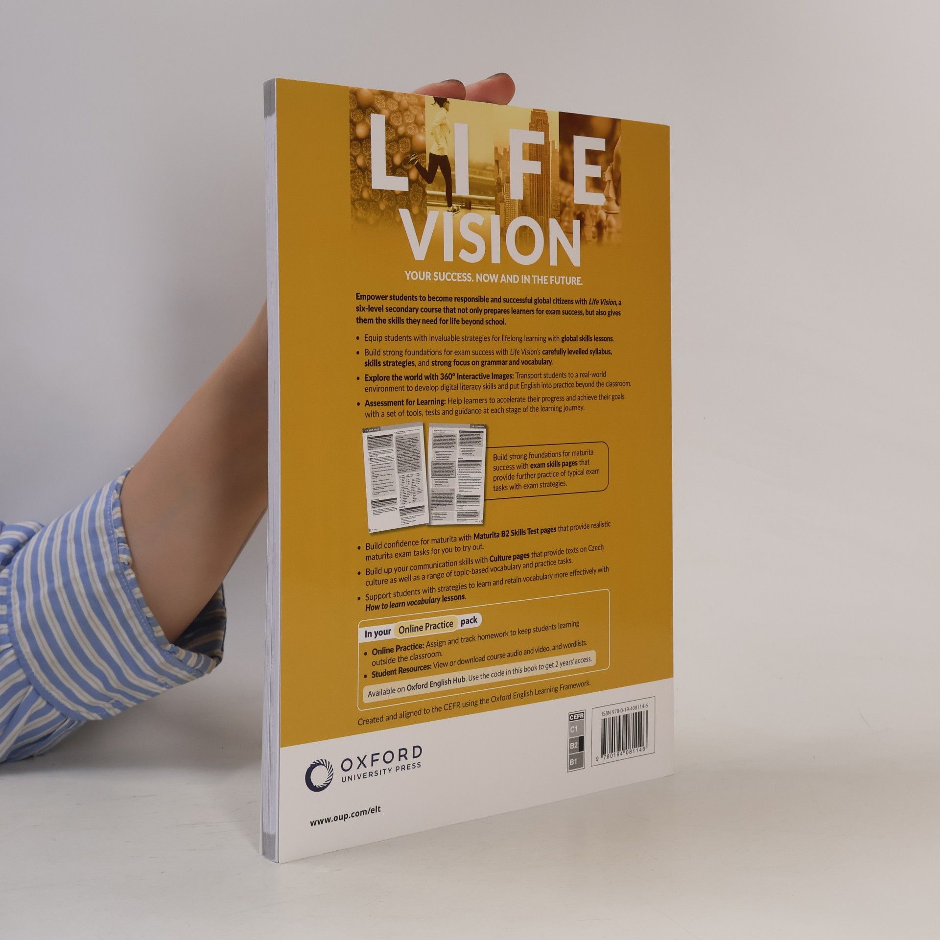 Rachel Godfrey Life Vision Upper Intermediate Workbook with Online Practice CZ