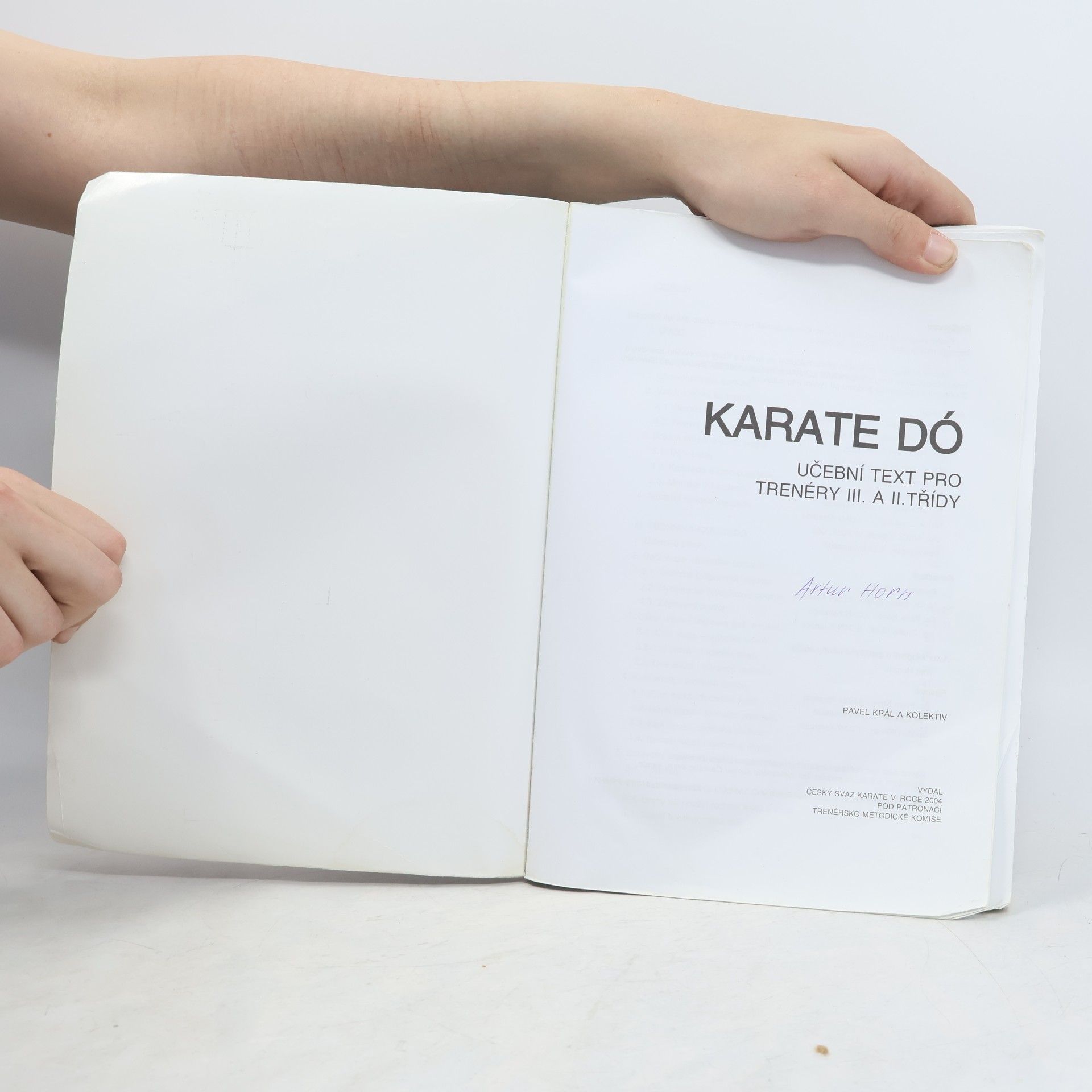 Pavel Král Karate Dó - učební text pro trenéry III. a II. třídy
