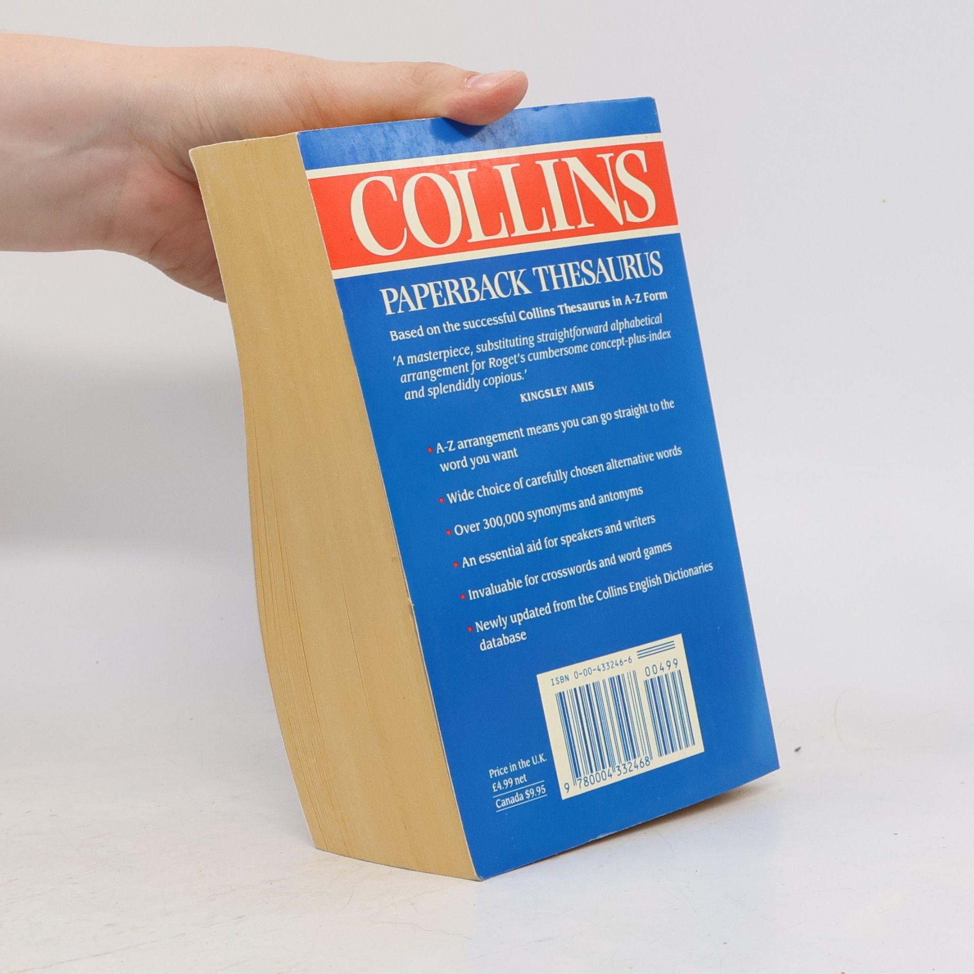 Various authors The Collins Paperback Thesaurus in A-to-Z form