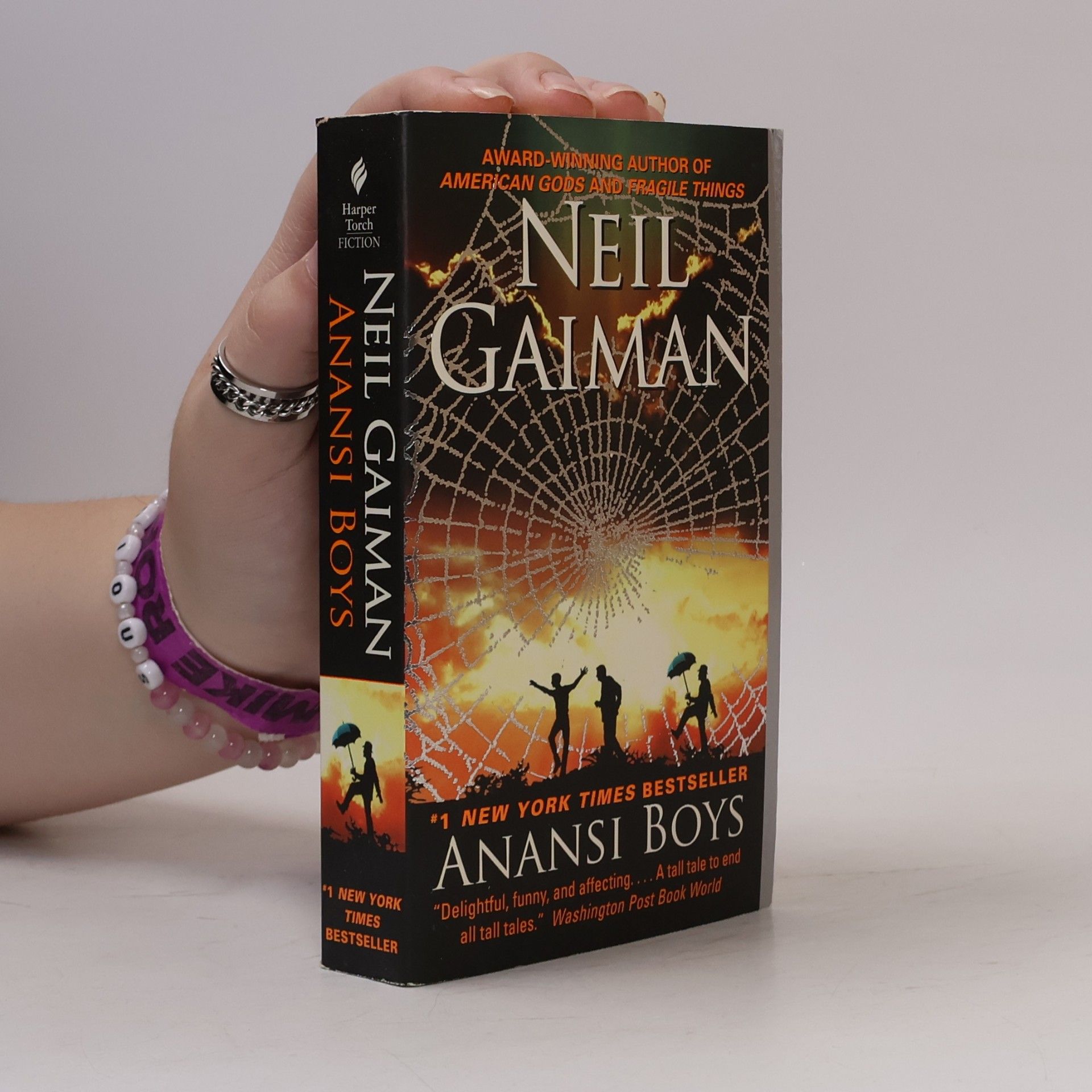 Neil Gaiman Anansi Boys, English edition
