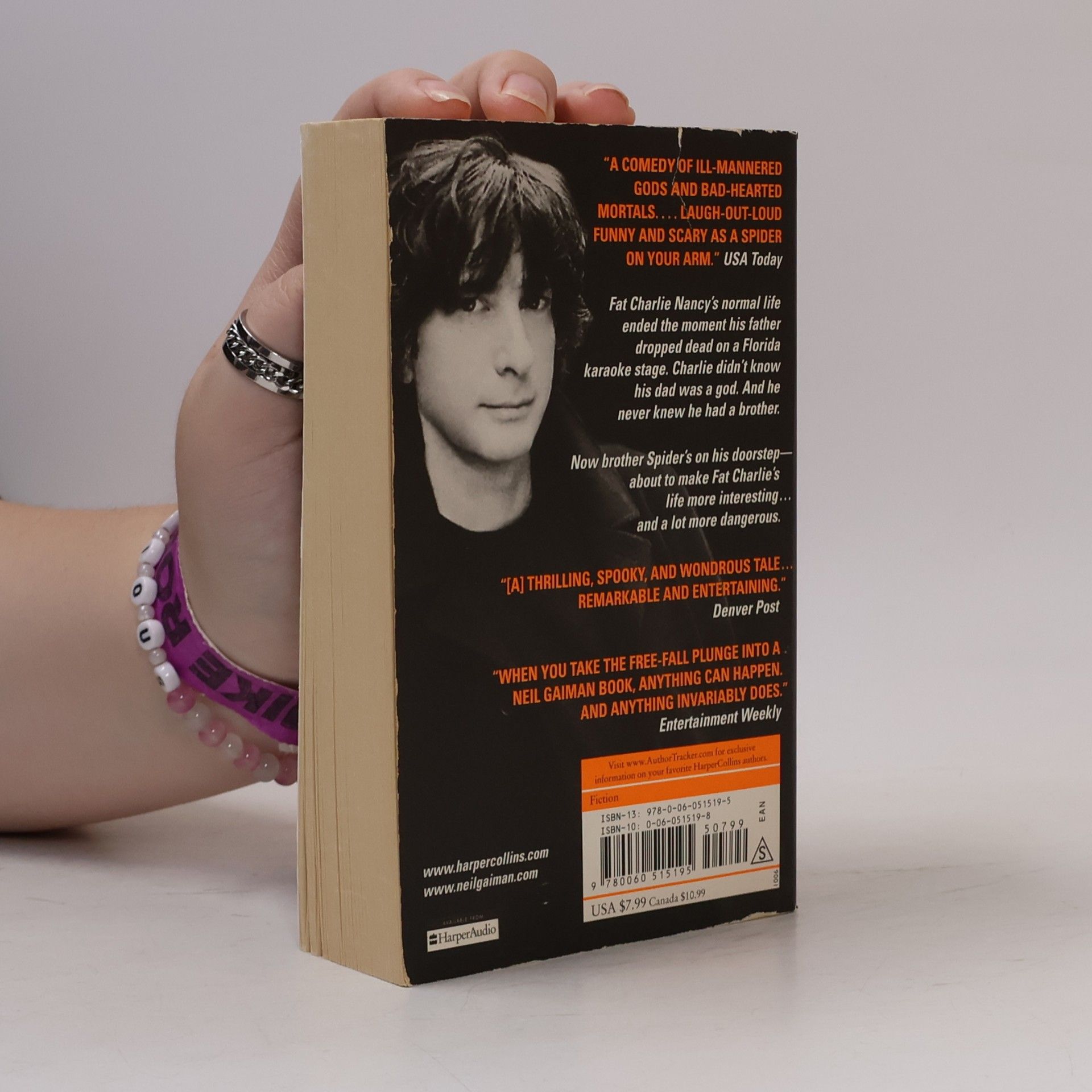 Neil Gaiman Anansi Boys, English edition