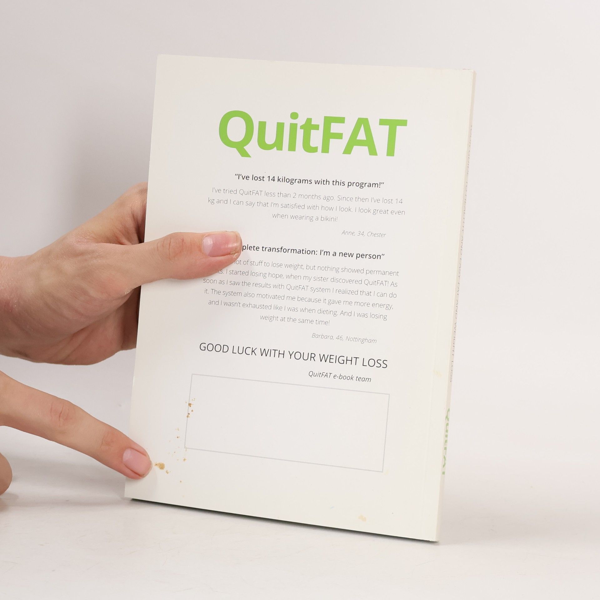 Adam Roberts QuitFAT