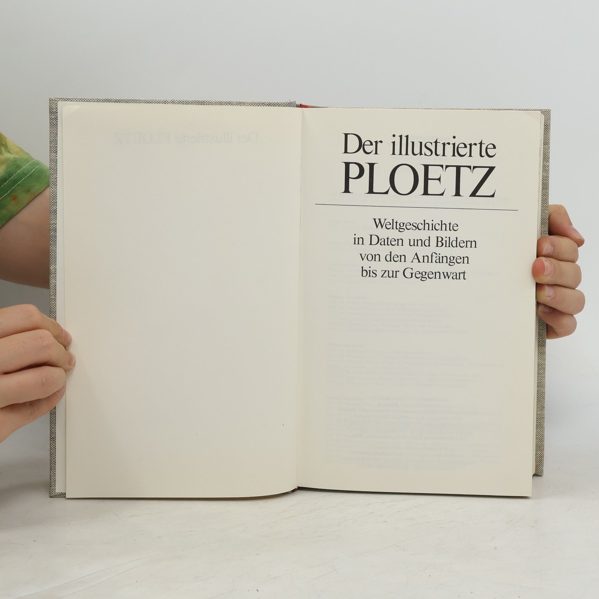 Johanna Schomerus Der illustrierte Ploetz
