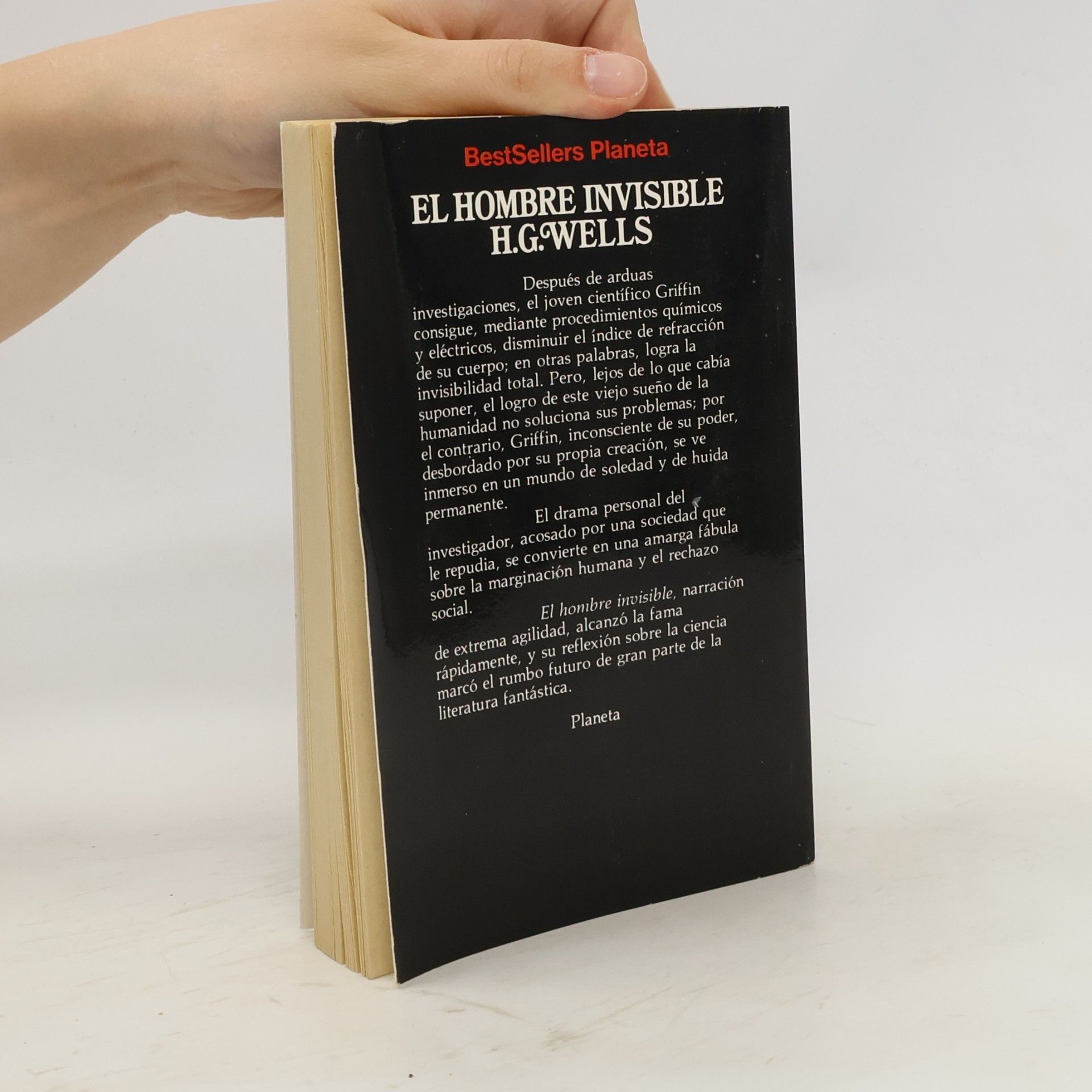 Herbert George Wells BestSellers Planeta - 66: El hombre invisible