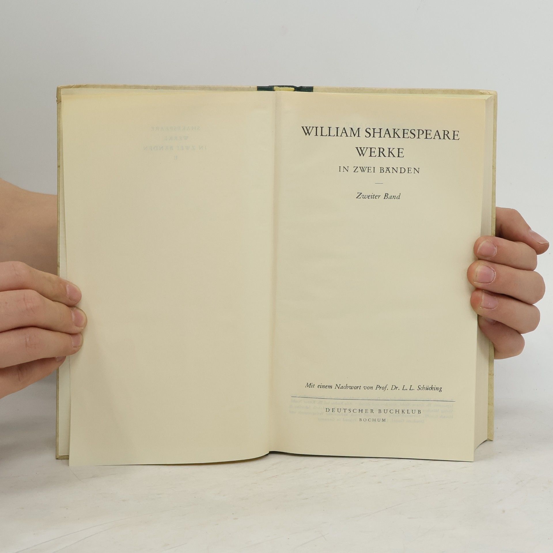 William Shakespeare William Shakespeare Werke in zwei Bänden II