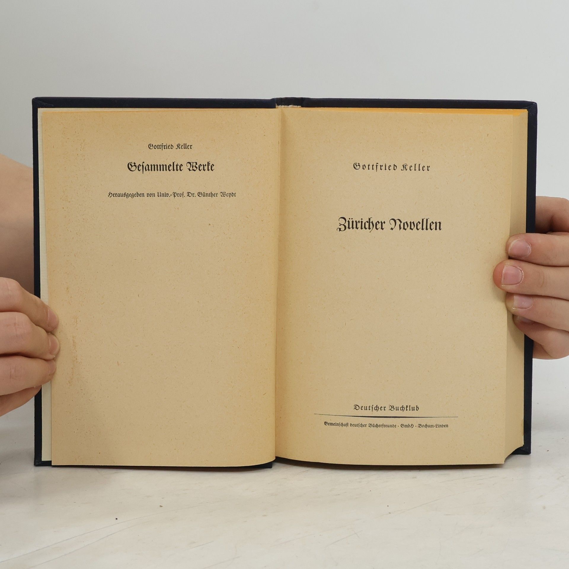 Gottfried Keller Züricher Novellen