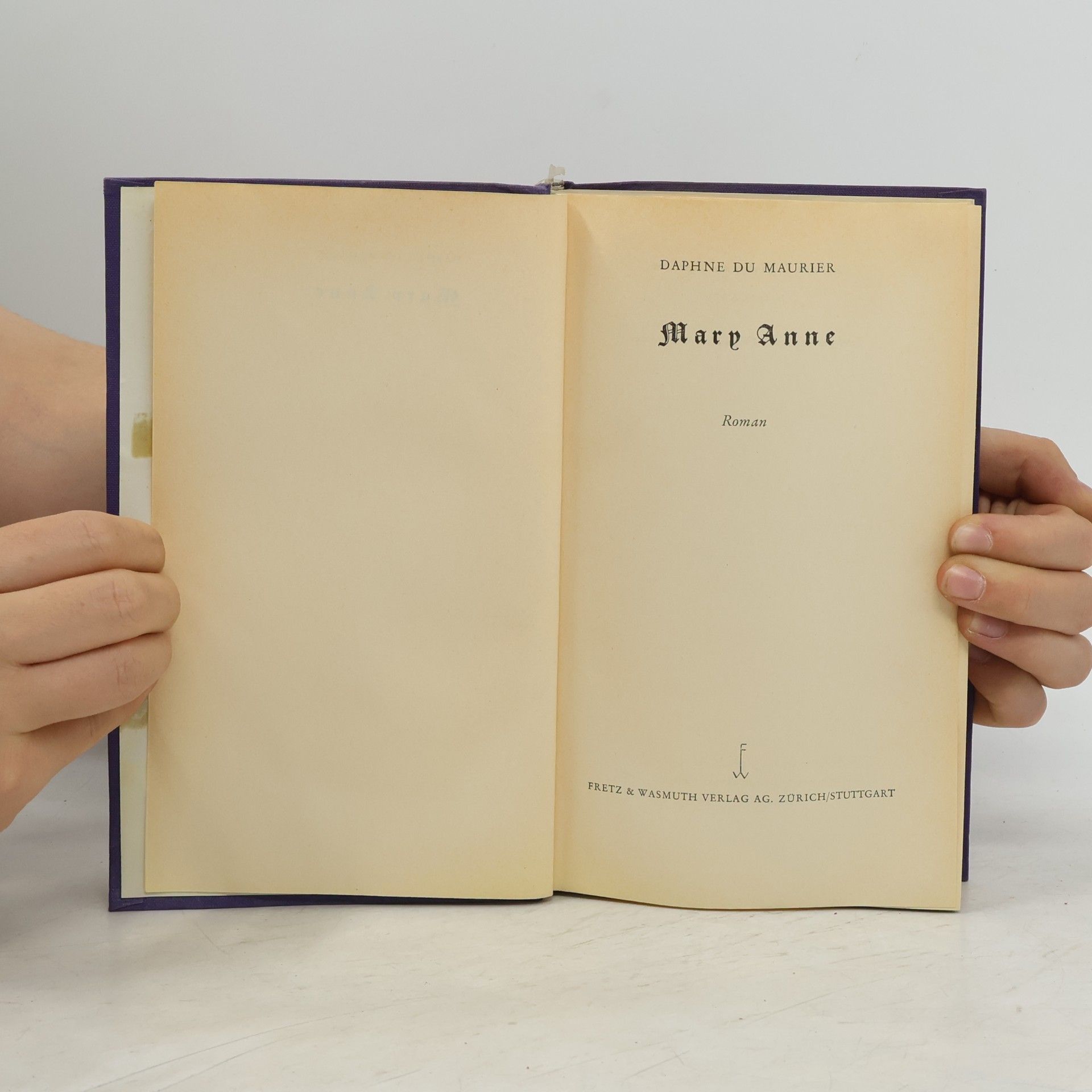 Daphne du Maurier Mary Anne
