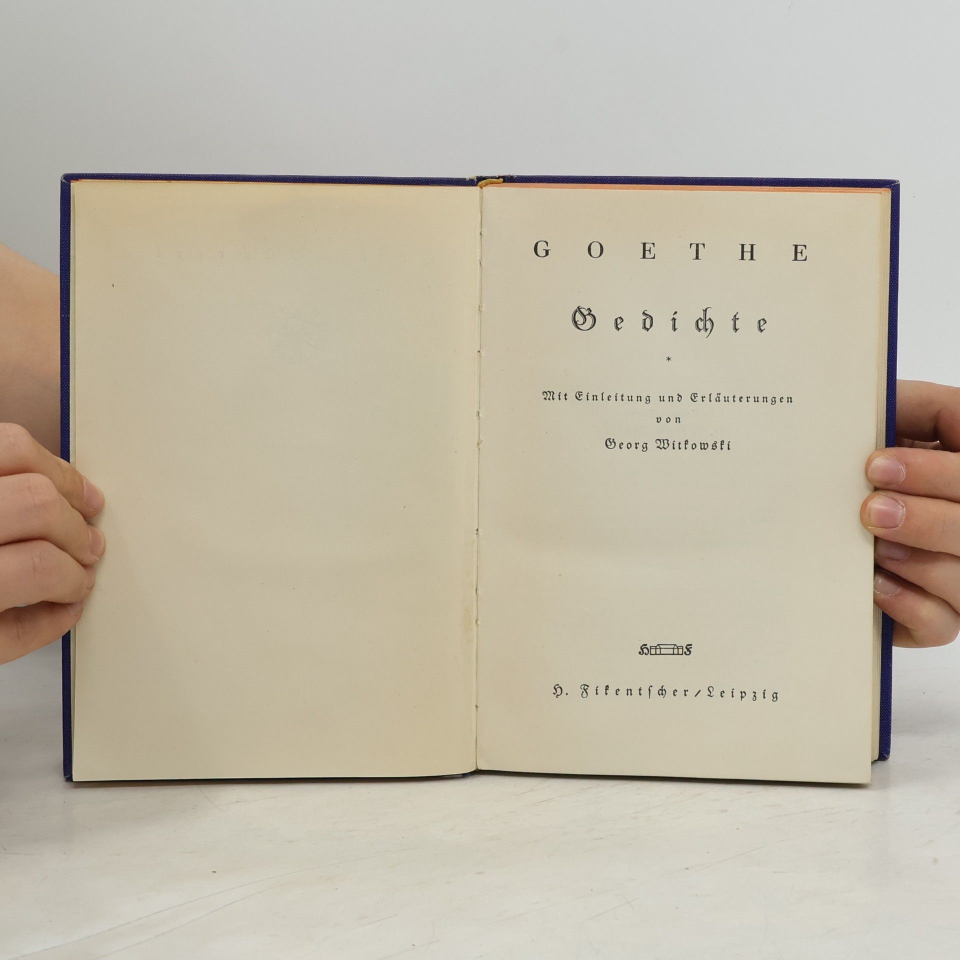 Johann Wolfgang von Goethe Gedichte