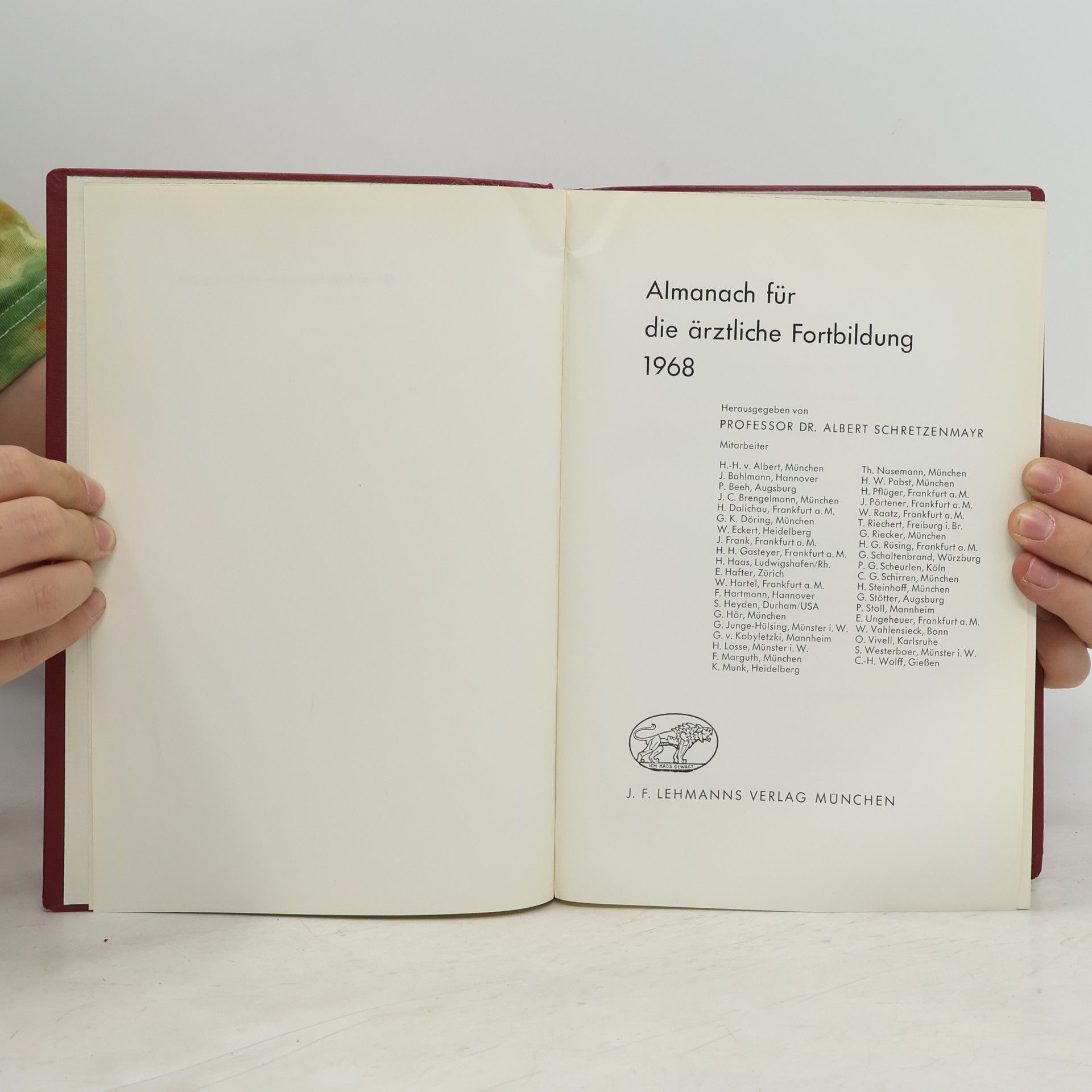 Autorenkollektiv Almanach für die ärztliche Fortbildung 1968