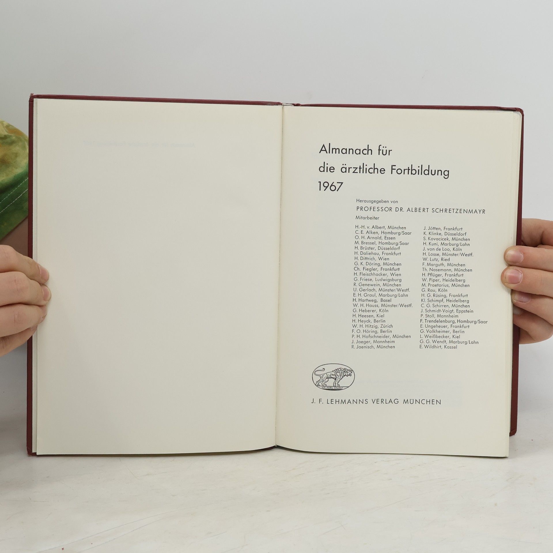 Various authors Almanach für die ärztliche Fortbildung 1967