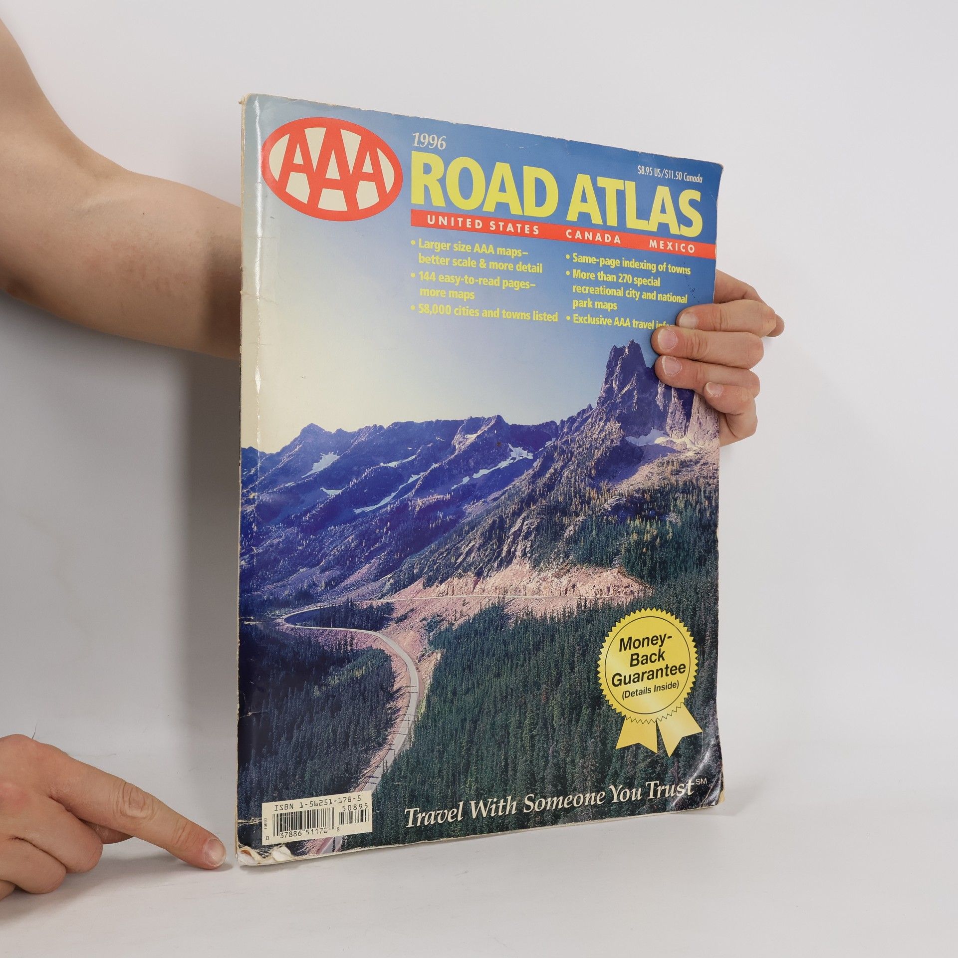 American Automobile Association AAA 1996 Road Atlas