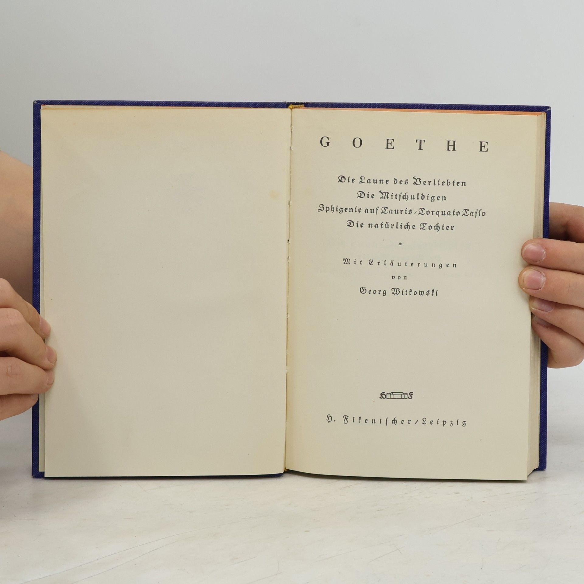 Johann Wolfgang von Goethe Goethes Werke