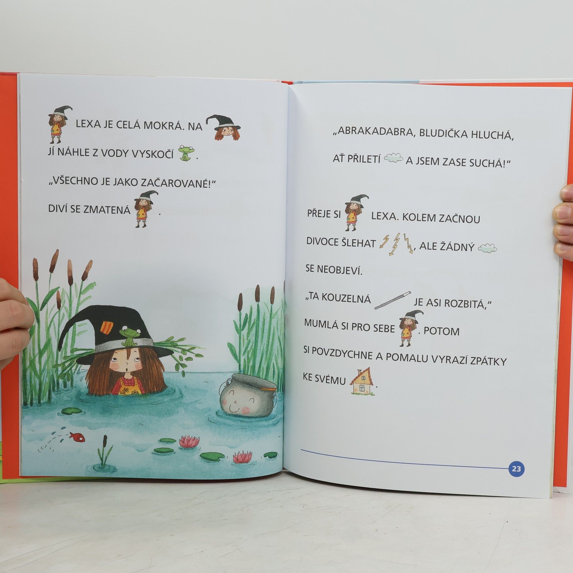 Sandra Grimm Čteme s obrázky – Čarodějnice Lexa a splašená hůlka