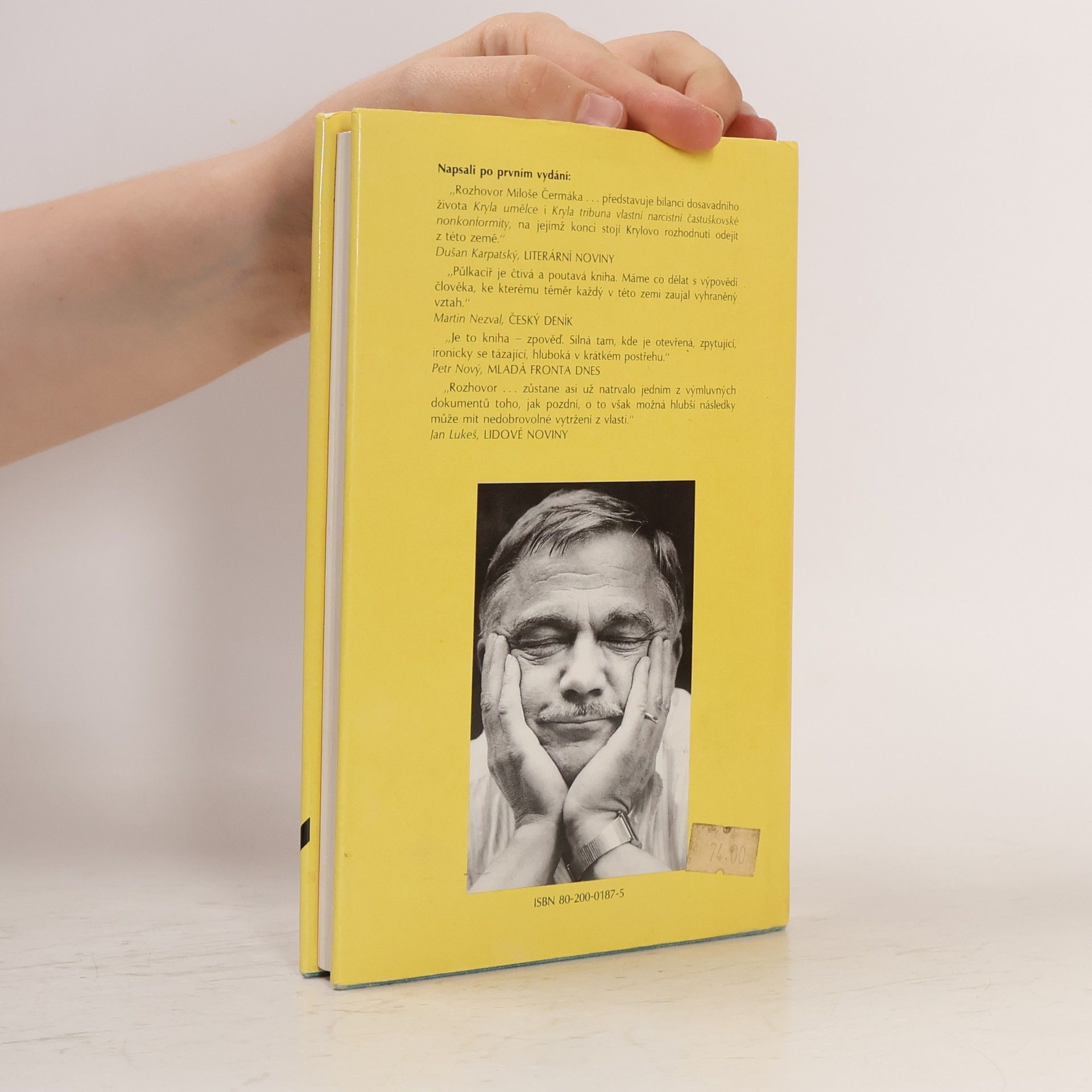 Miloš Čermák Půlkacíř. Rozhovor Miloše Čermáka s Karlem Krylem (2. vydání - doplněné)