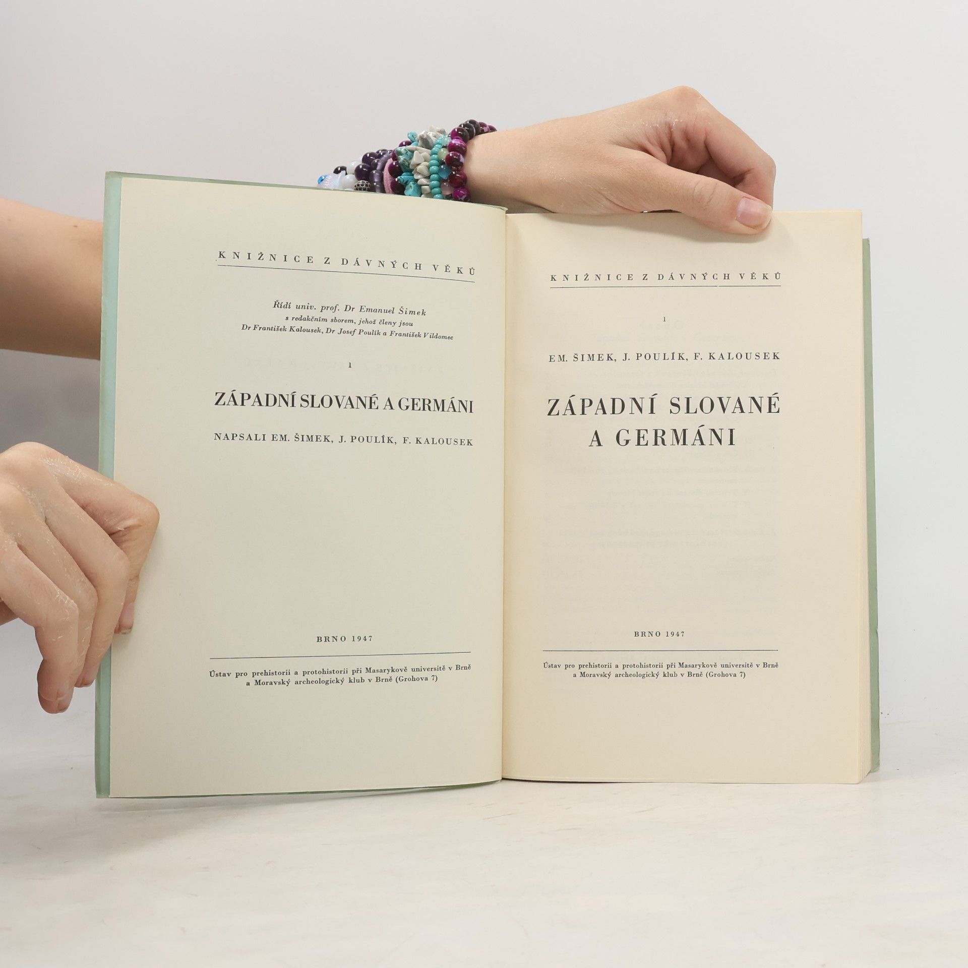 František Kalousek Západní slované a germáni
