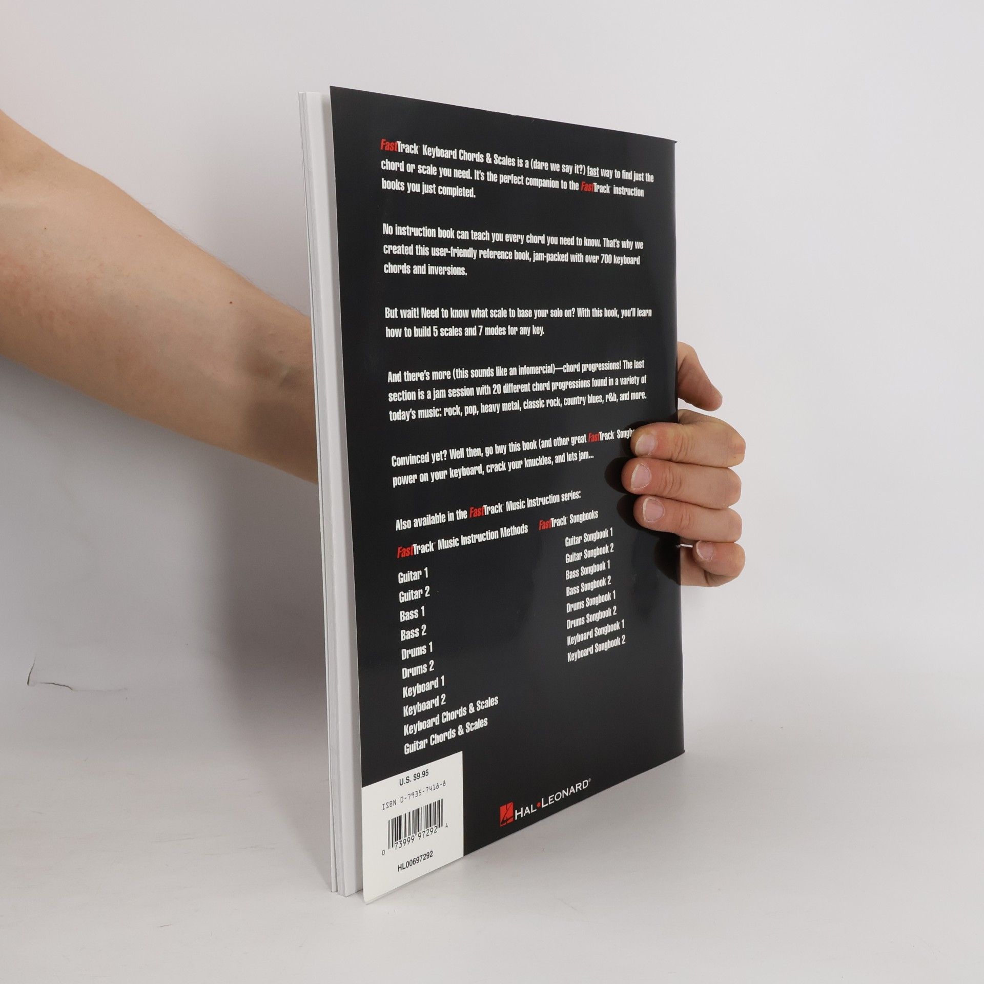 Blake Nelly Fasttrack Keyboard Method - Chords & Scales Book/Online Audio
