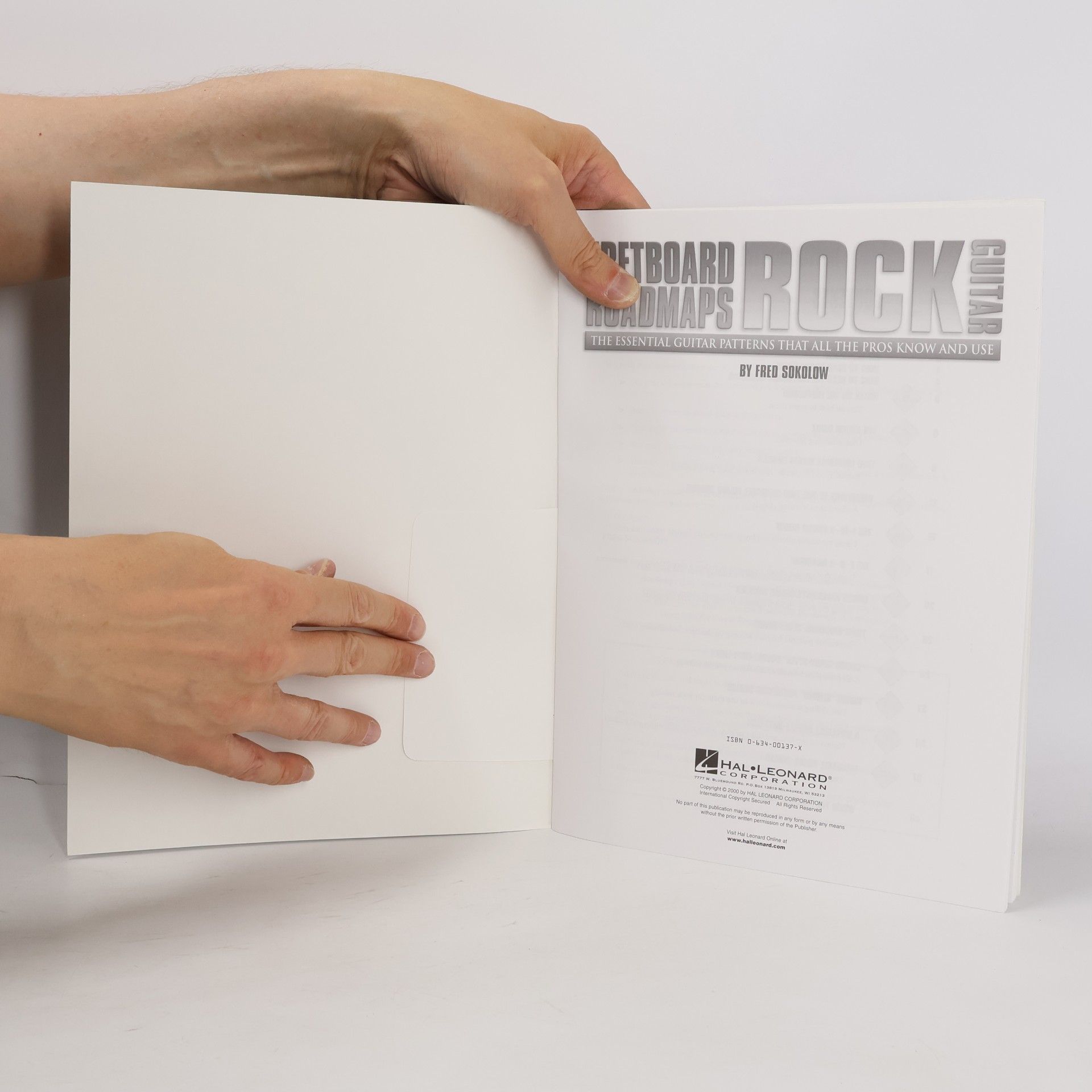 Fred Sokolow Fretboard Roadmaps: Rock Guitar