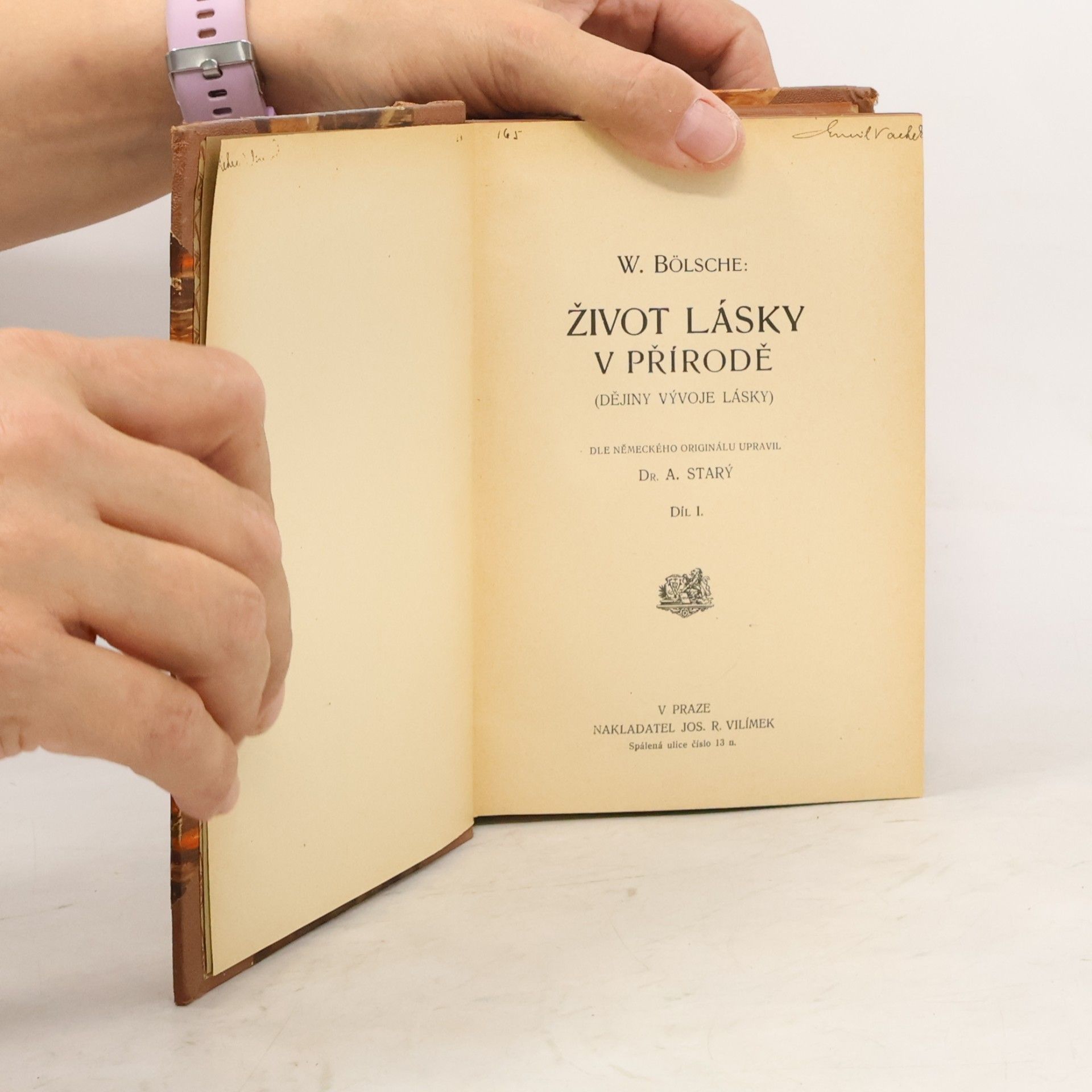 Wilhelm Bölsche Život lásky v přírodě