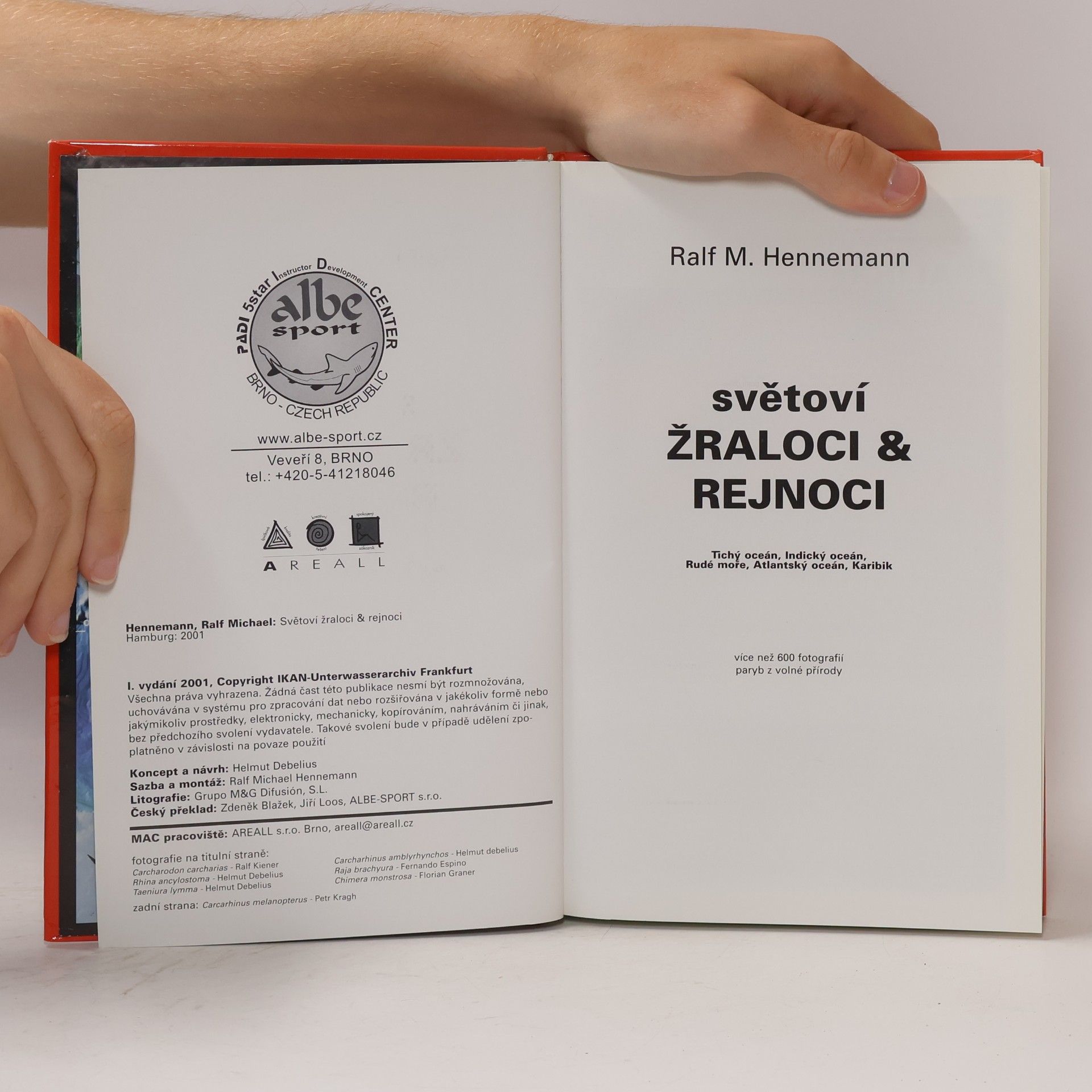 Ralf M. Hennemann Světoví žraloci a rejnoci
