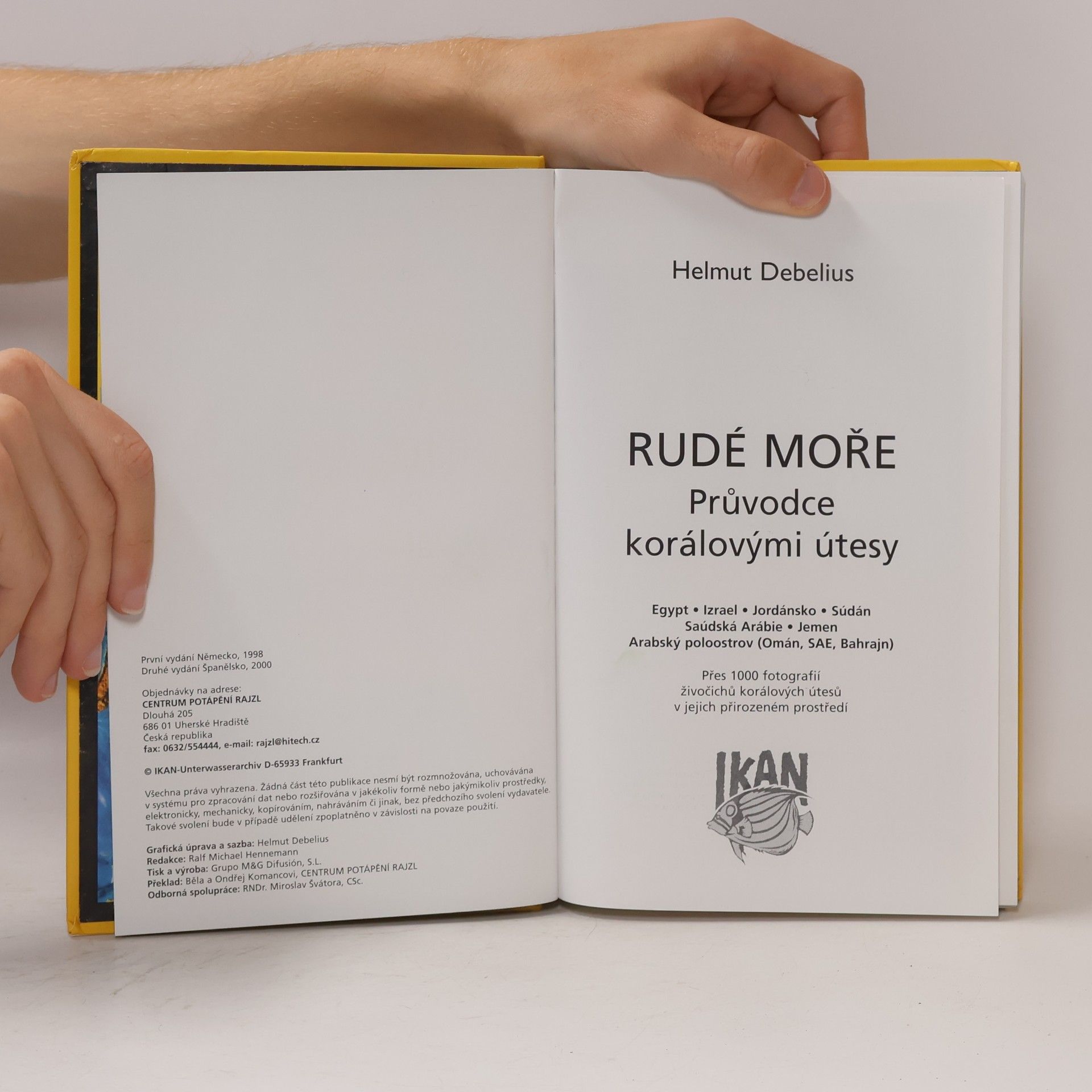 Helmut Debelius Rudé moře. Průvodce korálovými útesy