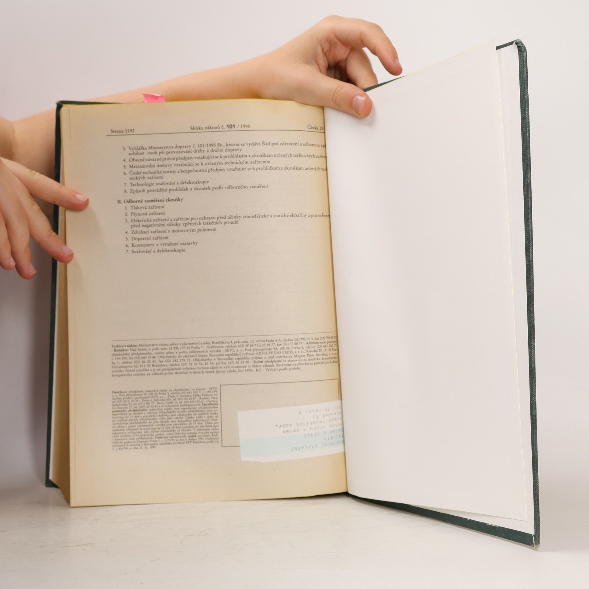 Collectif d'auteurs Sbírka zákonů ČR 1995 I.