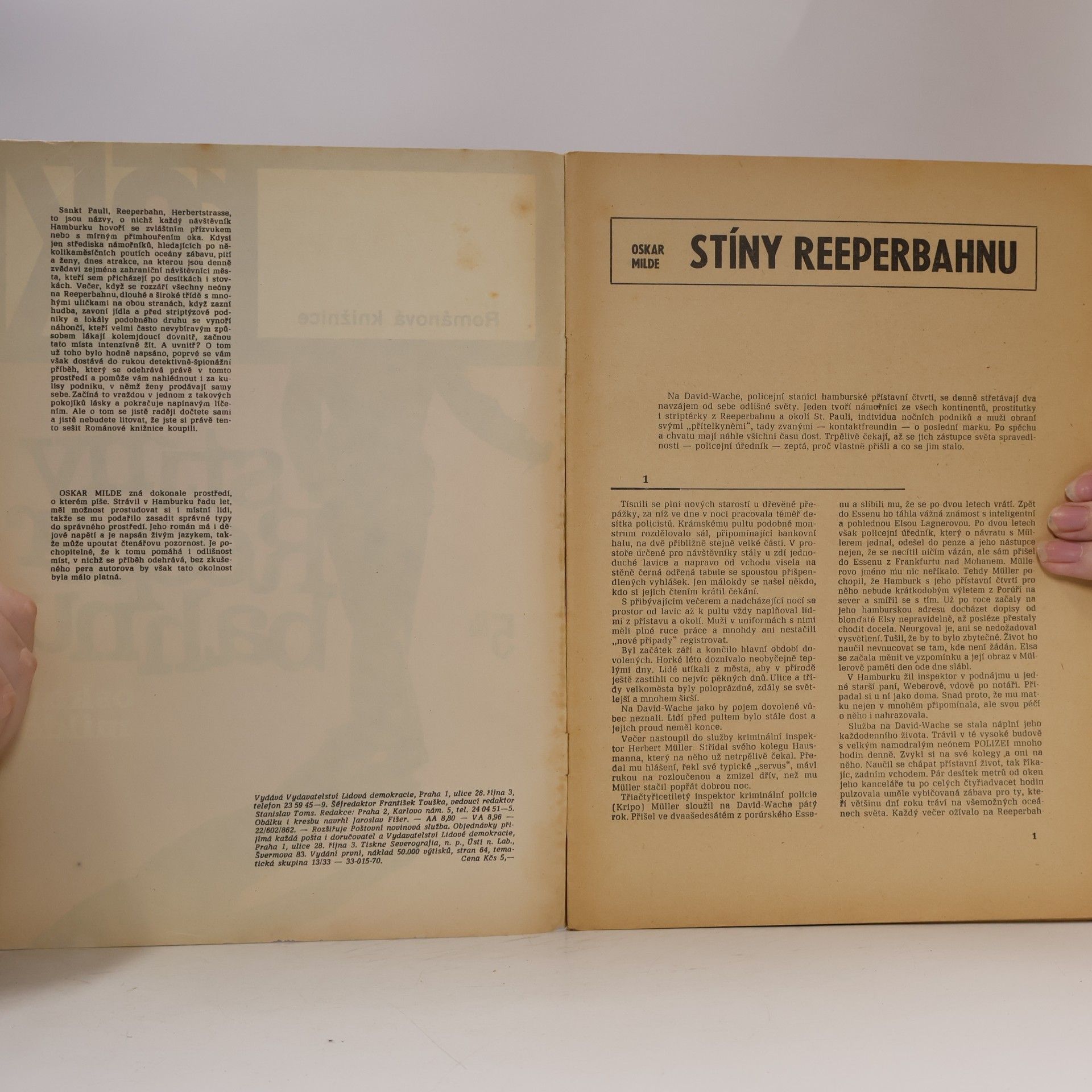 Oskar Milde Stíny Reeper bahnu