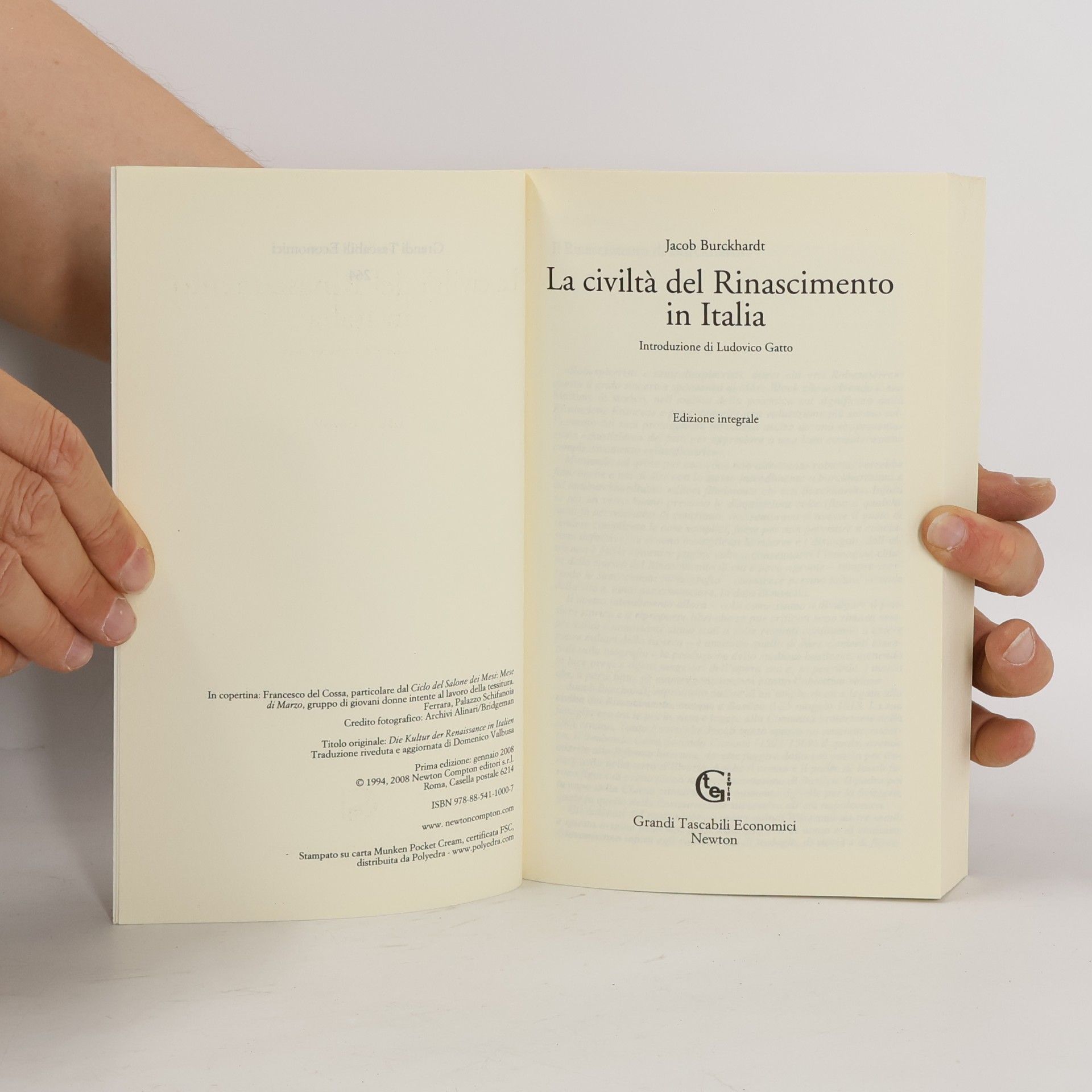 Jacob Burckhardt Grandi tascabili economici: La civiltà del Rinascimento in Italia. Ediz. illustrata