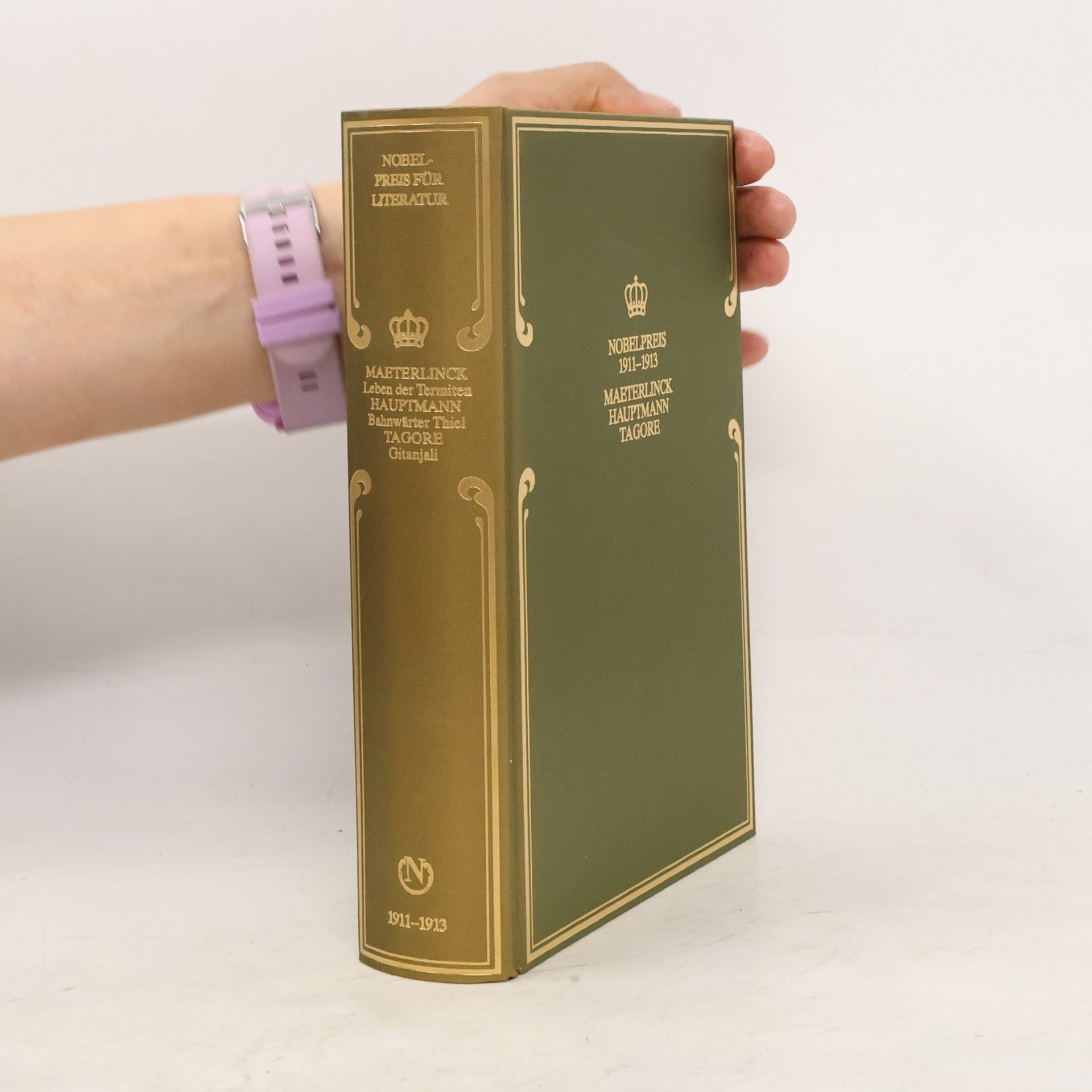 Maurice Maeterlinck Nobelpreis für Literatur 1911-1913. Maeterlinck. Hauptmann. Tagore