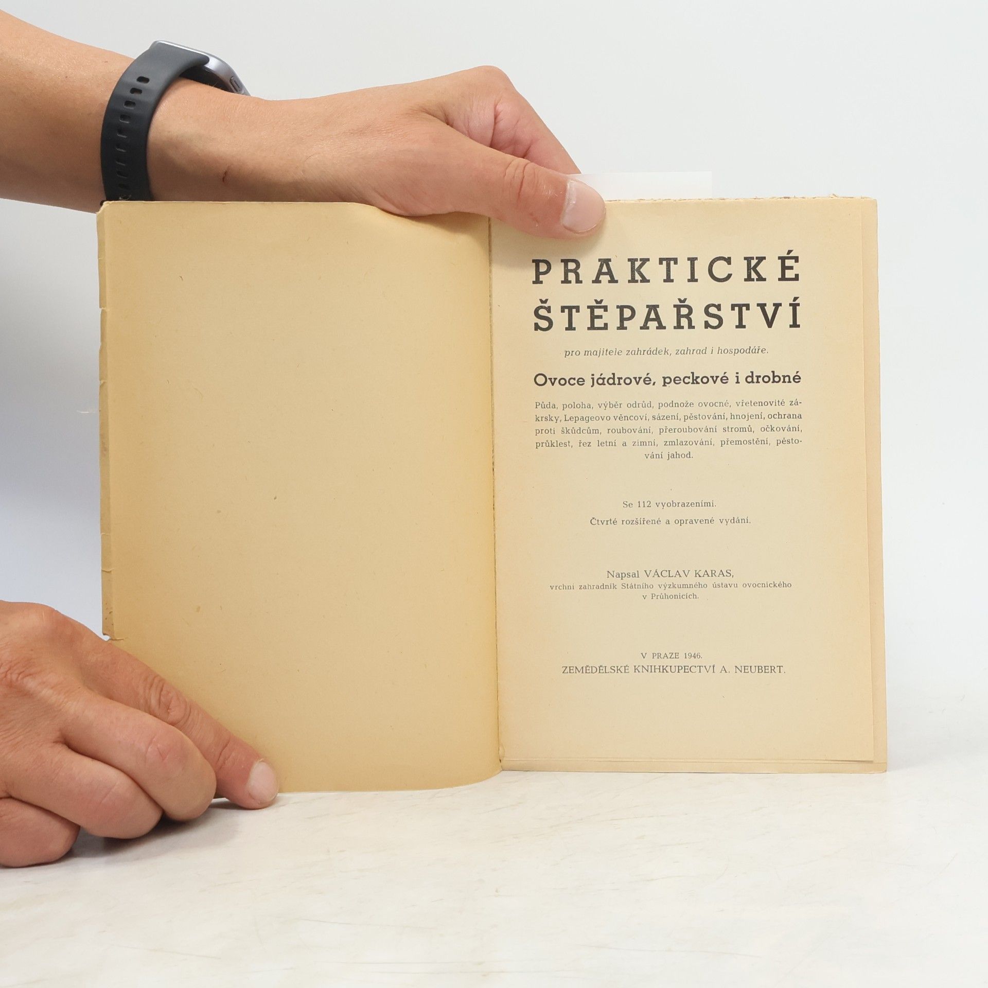 Václav Karas Praktické štěpařství