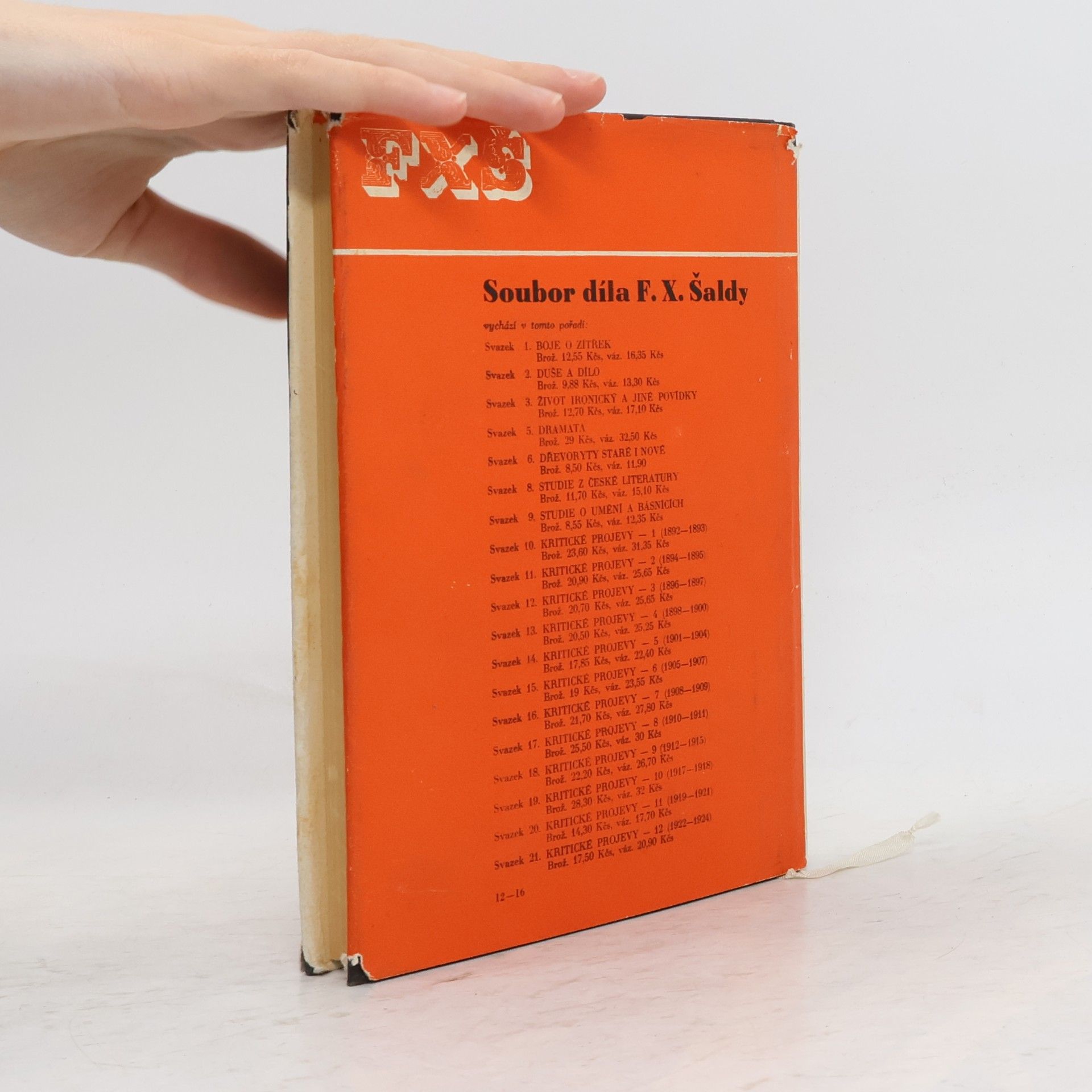 František Xaver Šalda Studie z české literatury