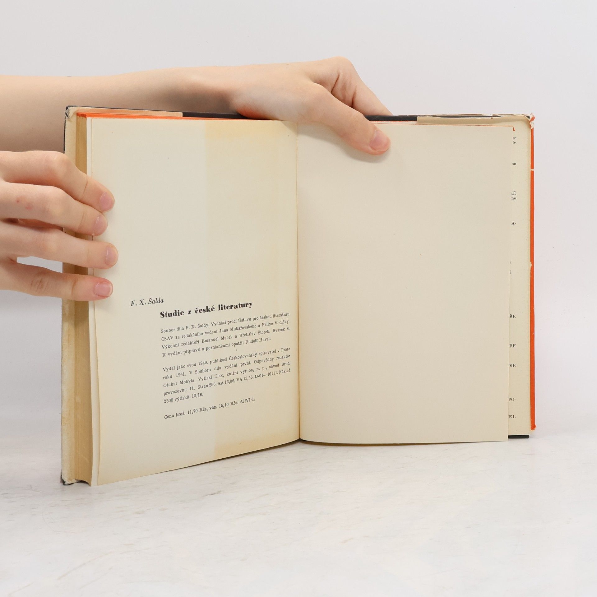František Xaver Šalda Studie z české literatury