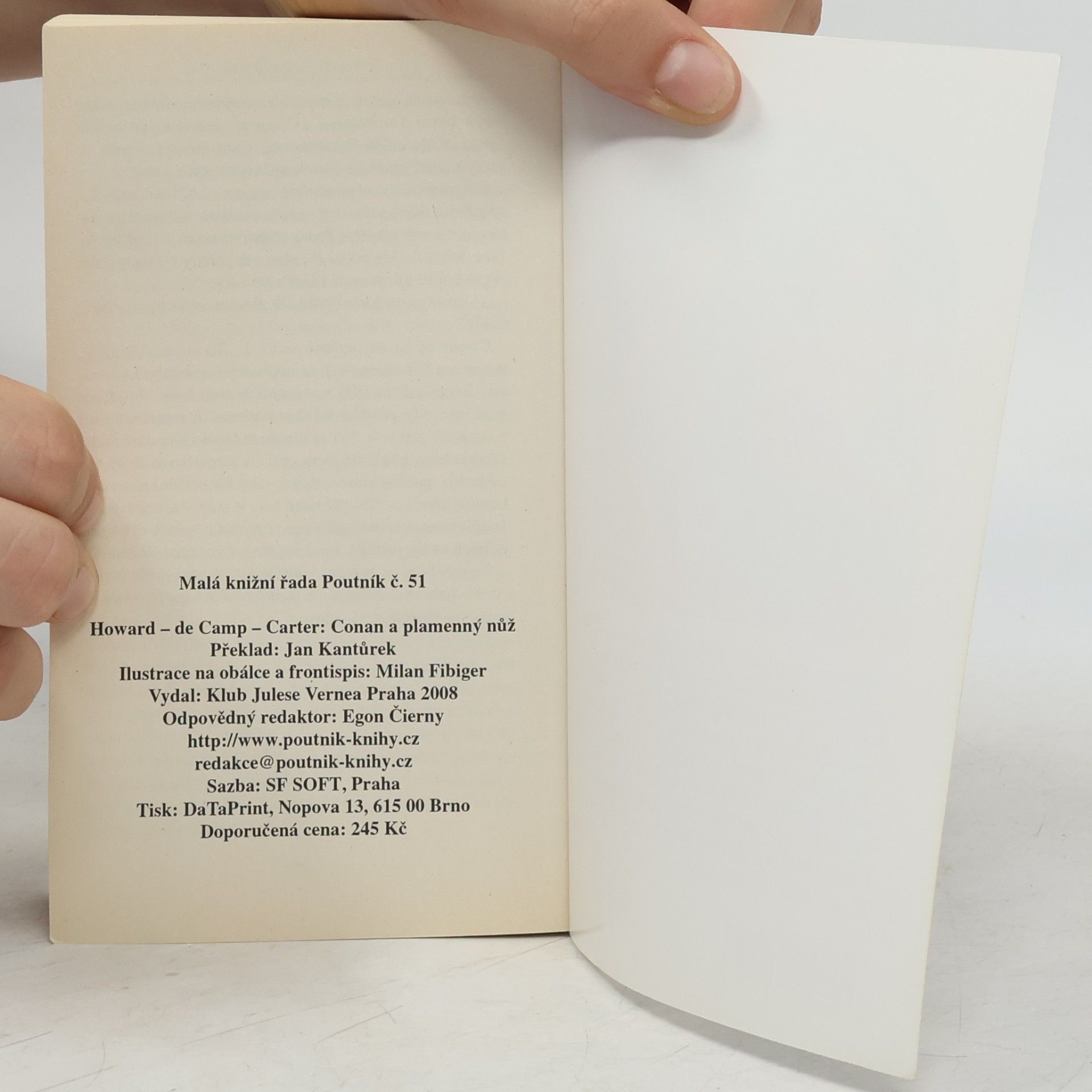 Robert E. Howard Conan a plamenný nůž