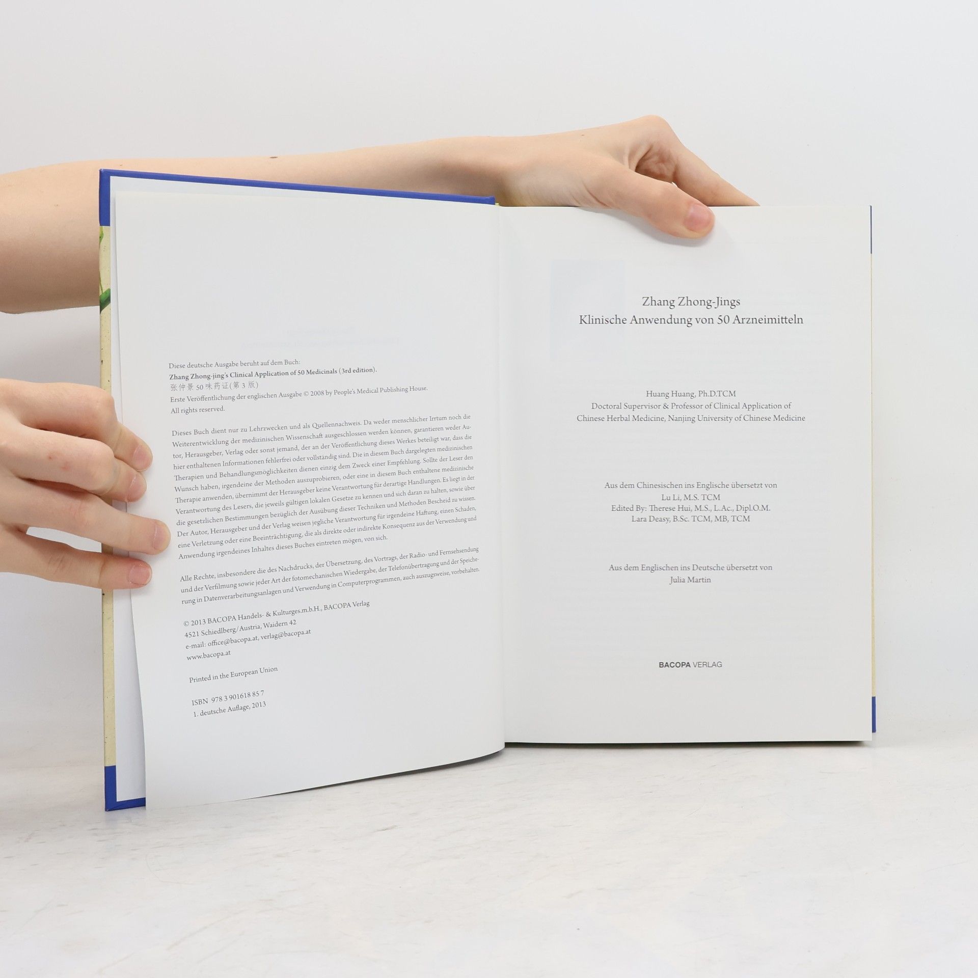 Huang Huang Zhang Zhong-Jings klinische Anwendung von 50 Arzneimitteln