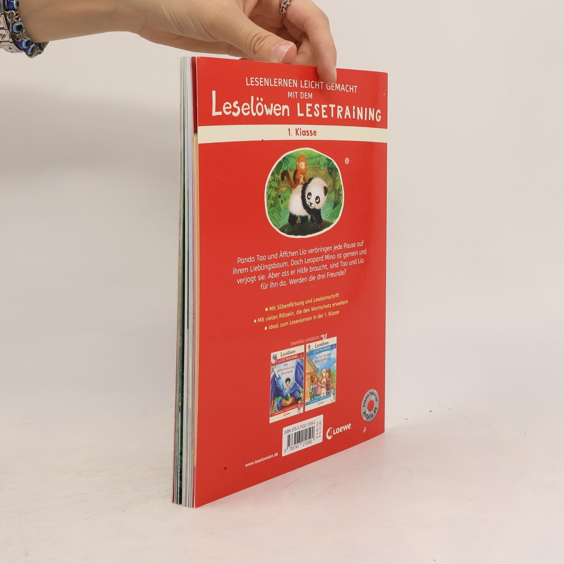 Katja Richert Leselöwen Lesetraining 1. Klasse - Ein Panda in der Dschungelschule