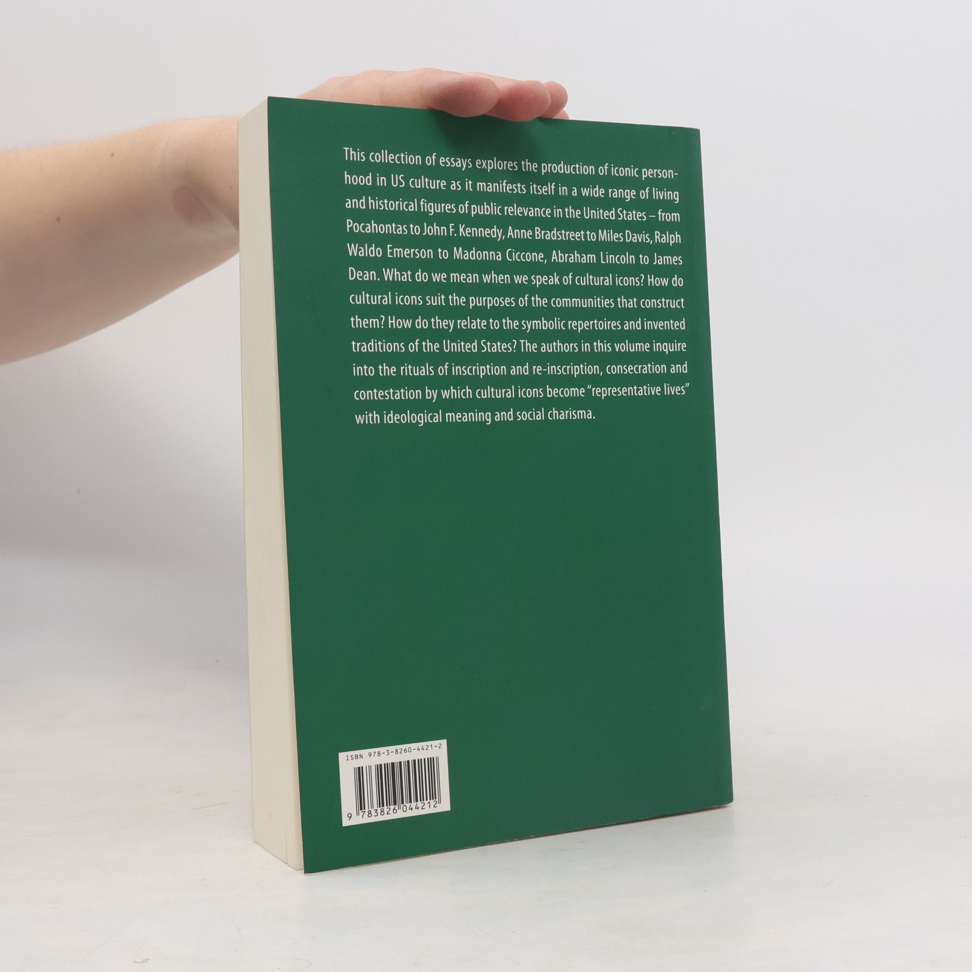 Günter Leypoldt ZAA Monograph Series - 11: American Cultural Icons