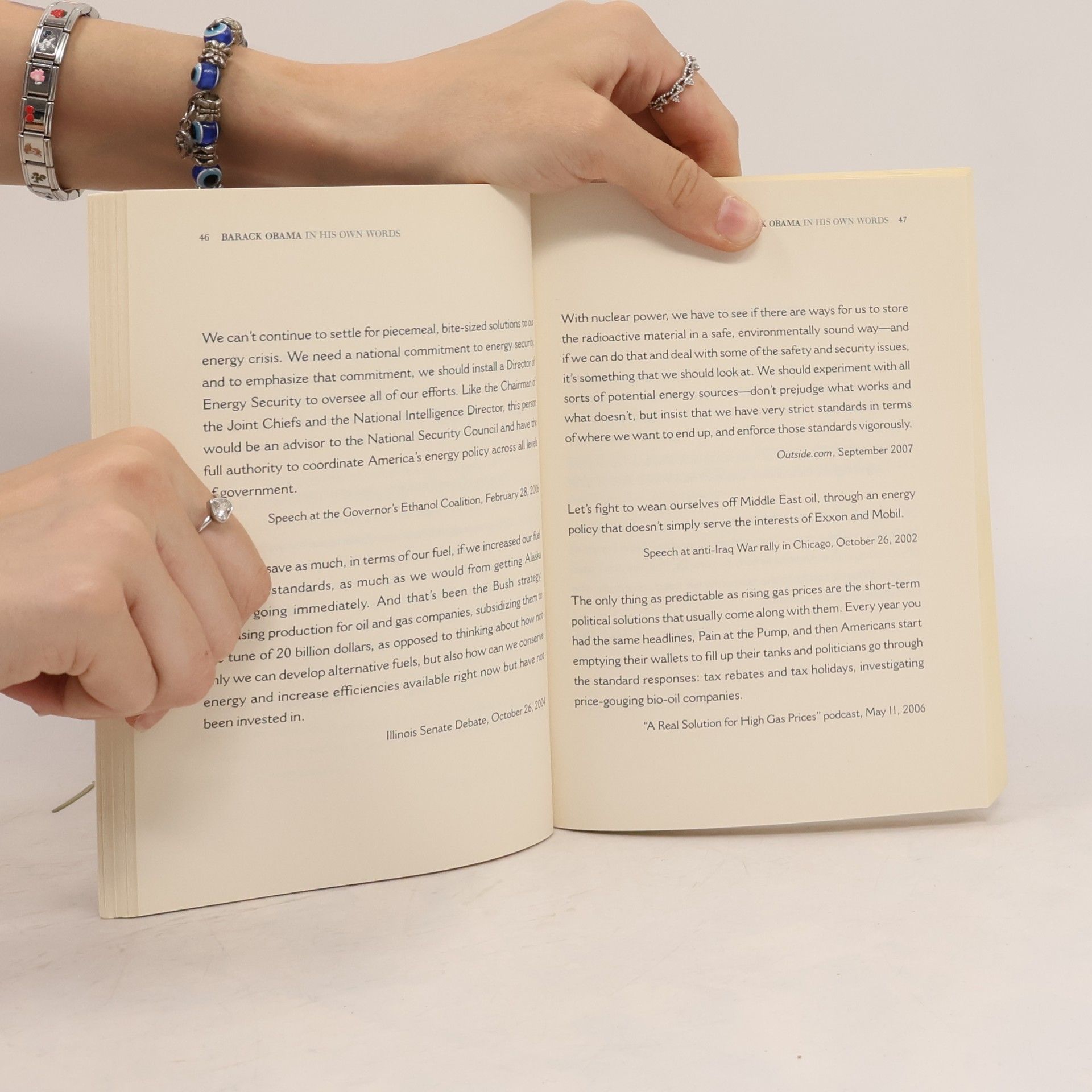 Barack Obama Barack Obama in His Own Words - The New York Times Bestseller