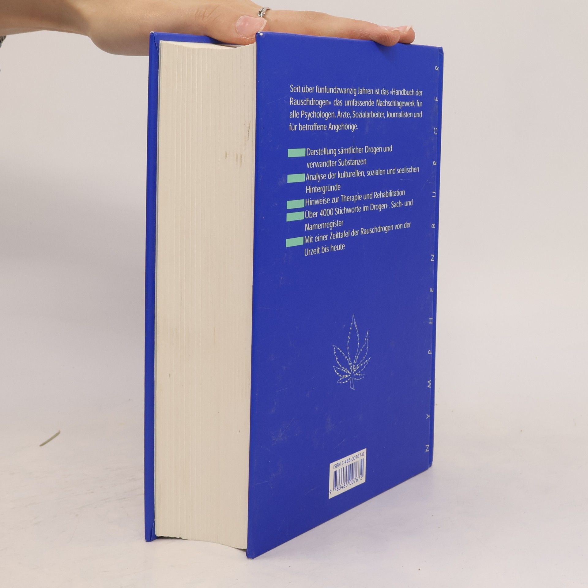 Jürgen Vom Scheidt Handbuch der Rauschdrogen
