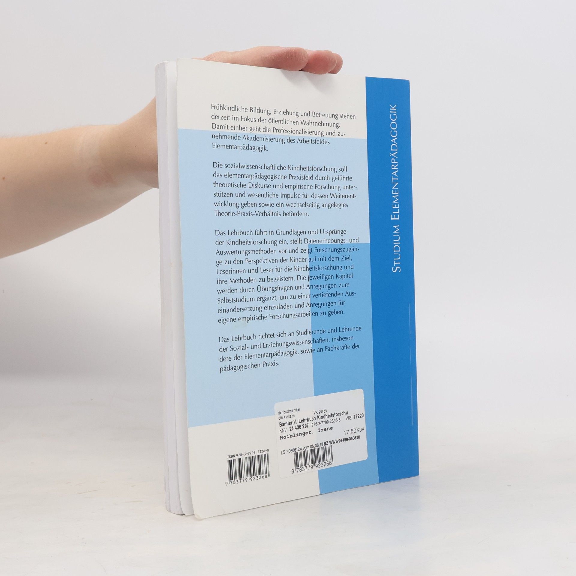 Vera Bamler Lehrbuch Kindheitsforschung